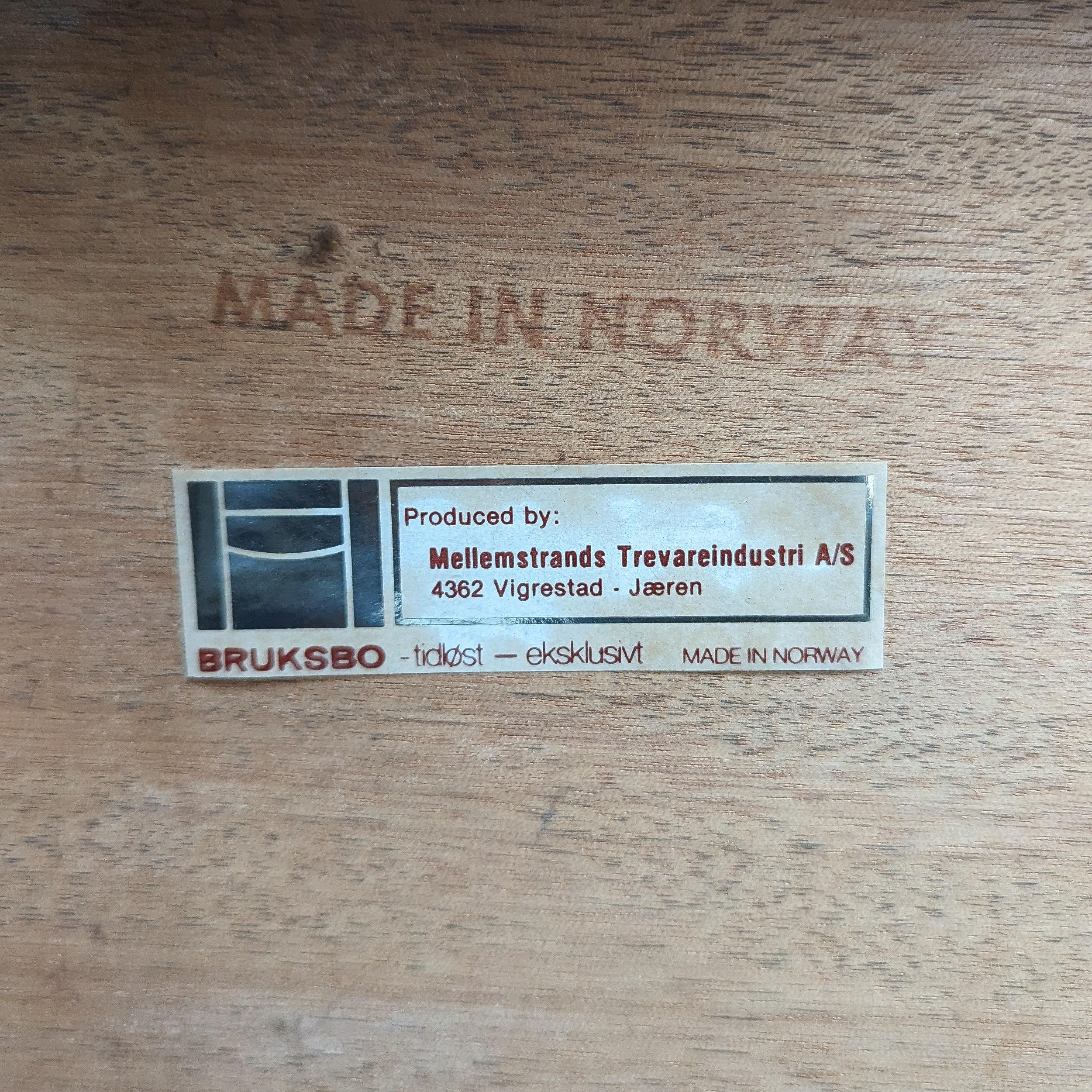 Mid Century Modern Fliptop Bar Cart by Torbjorn Afdal for Bruksbo, c1960s For Sale 5