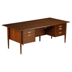 Mid-Century Modern Floating Desk, circa 1960s, Refinished