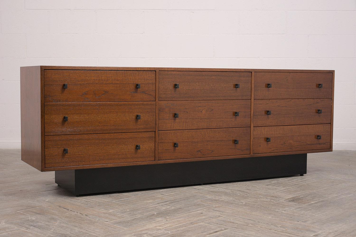 Mid-Century Modern Floating Dresser Drawer In Excellent Condition In Los Angeles, CA