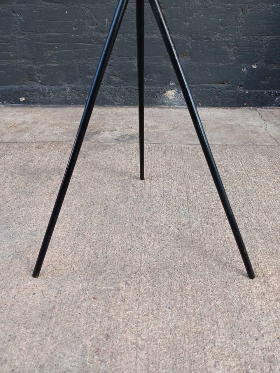 Mid-Century Modern Floating Fiberglass Tripod Planter by Kimball Corp For Sale 3