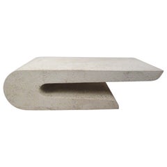 Mid-Century Modern Floating Top Coffee Table