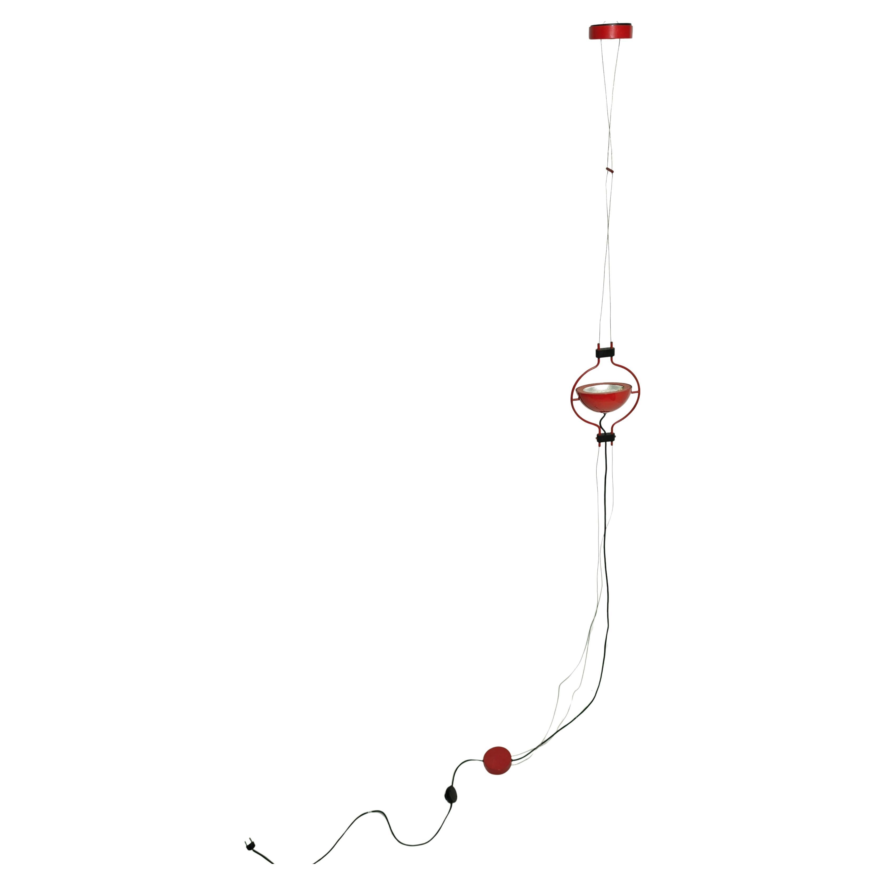 Mid-Century Modern Floor Lamp Aluminum Steel Barbieri & Marianelli Italy 80s For Sale