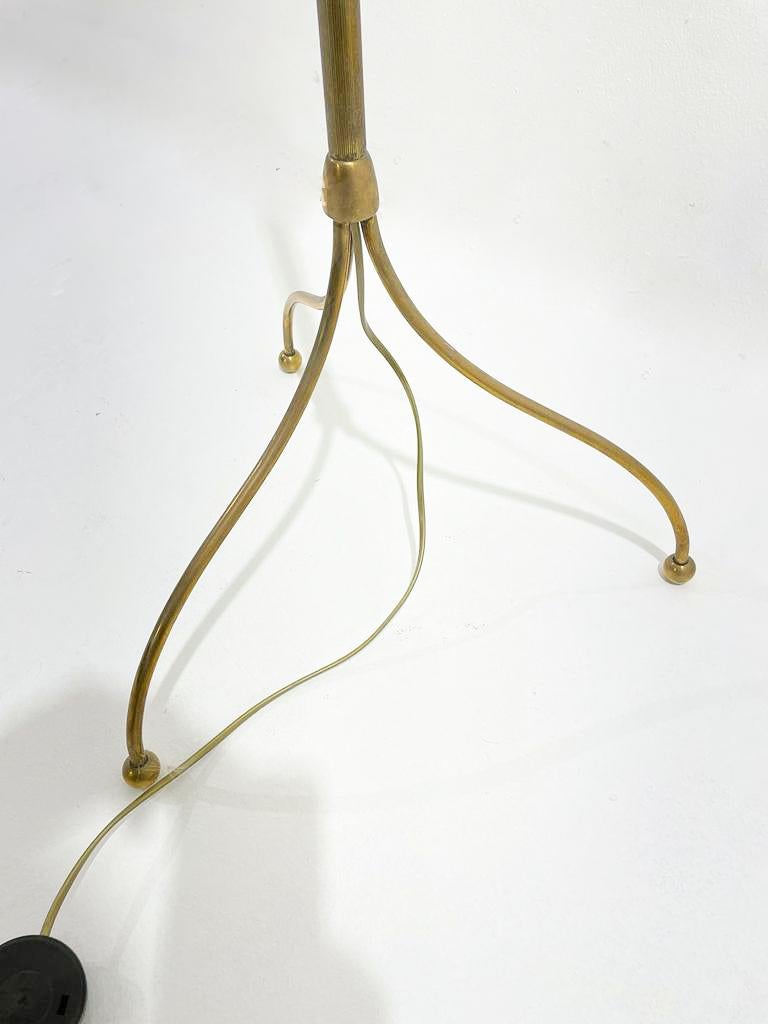 Italian Mid-Century Modern Floor Lamp Brass, Italy, 1960s For Sale