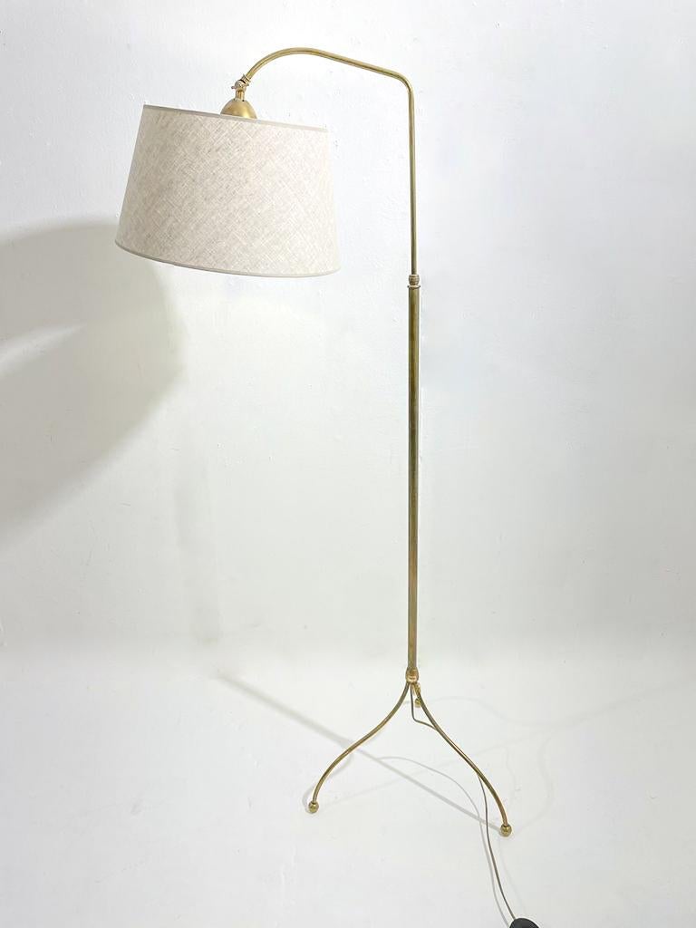 Mid-Century Modern Floor Lamp Brass, Italy, 1960s In Good Condition For Sale In Brussels, BE
