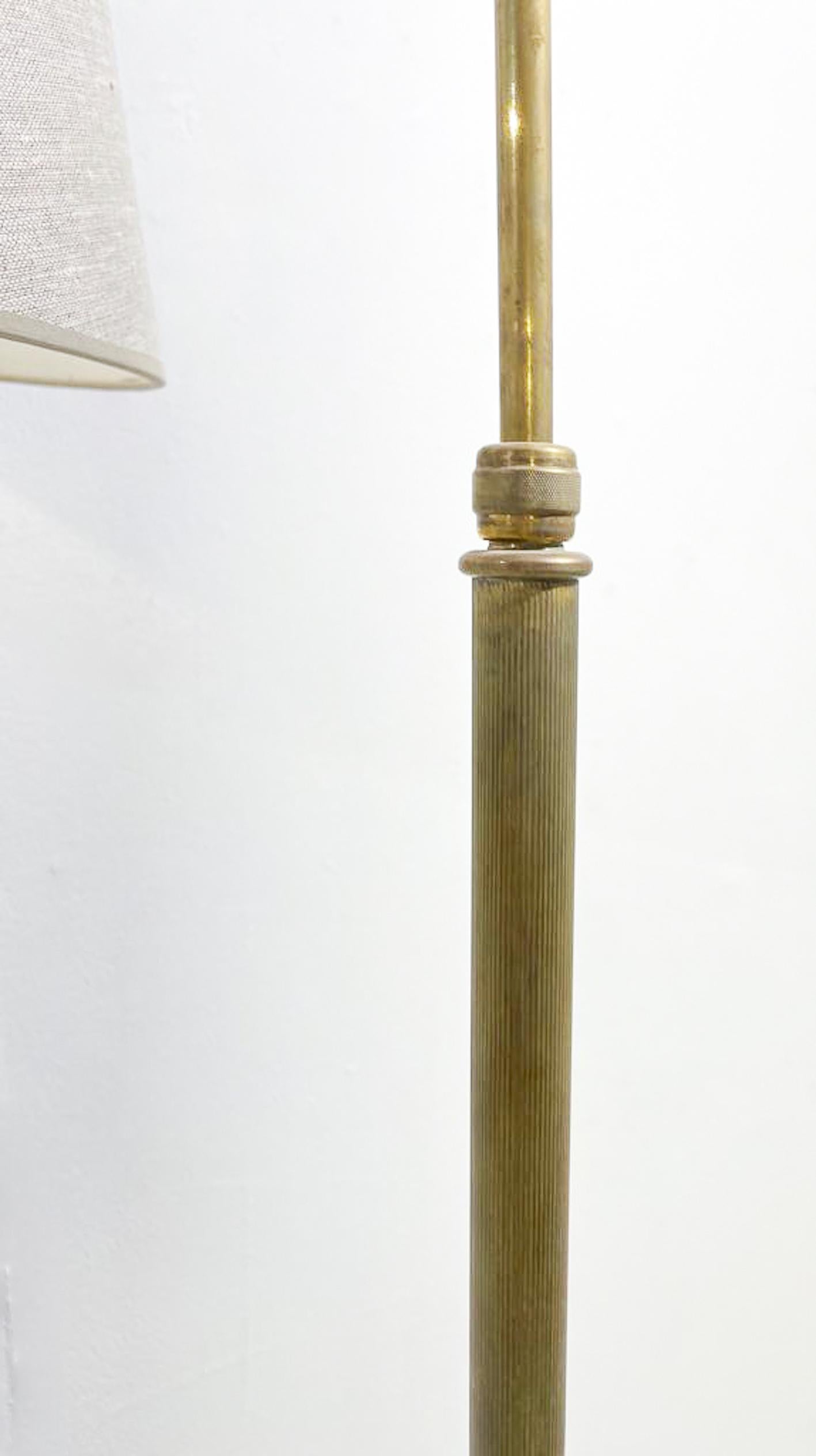 Mid-Century Modern Floor Lamp Brass, Italy, 1960s For Sale 2