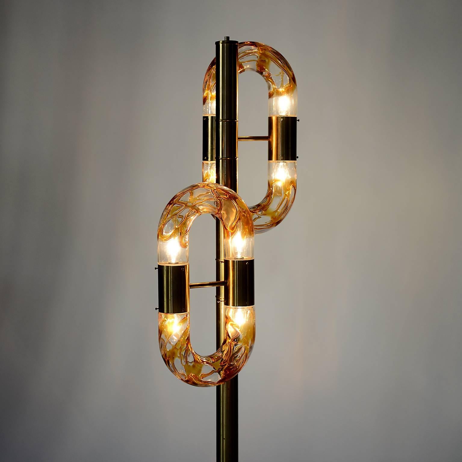 Mid-Century Modern Floor Lamp by Aldo Nason for Mazzega 3