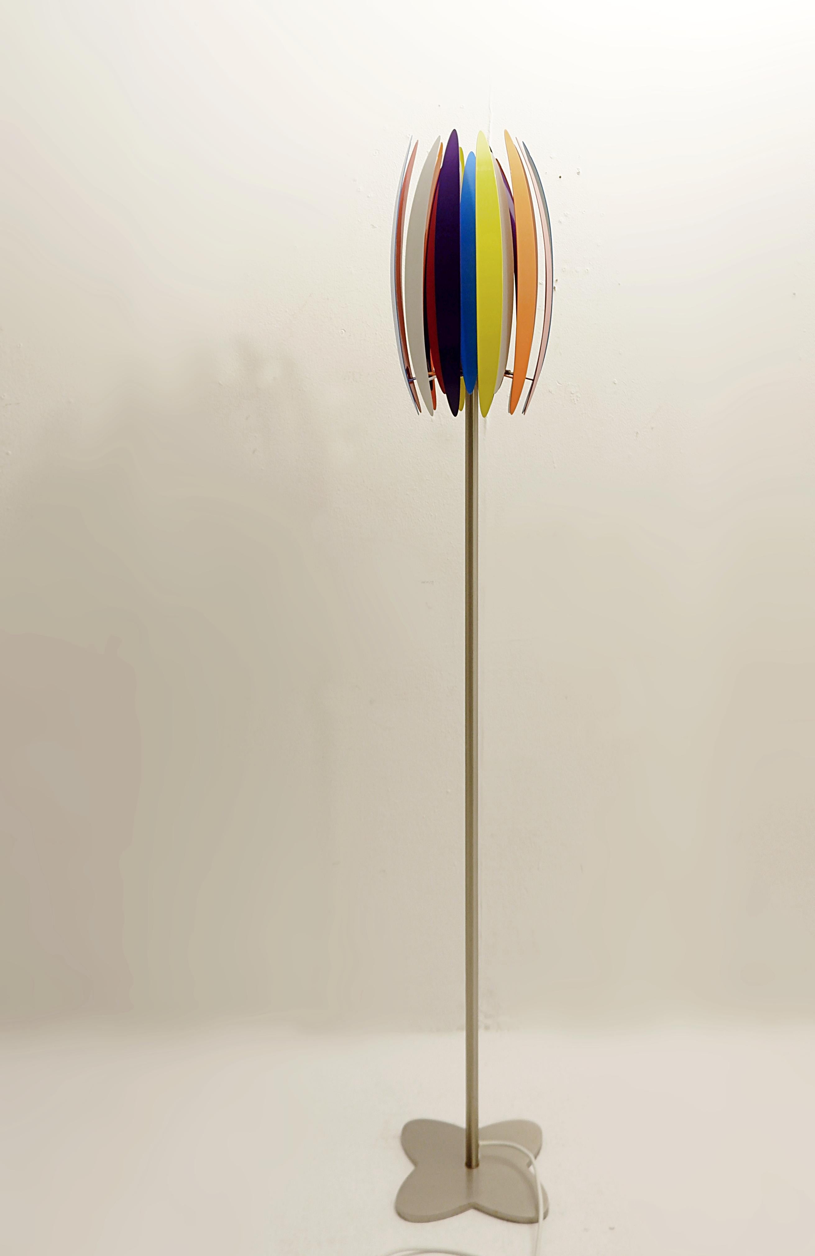Mid-Century Modern Floor Lamp by Benny Frandsen, Frandsen Lightning 2
