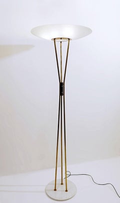 Mid-Century Modern Floor Lamp by Gaetano sciolari for Stilnovo, Italy 1950s