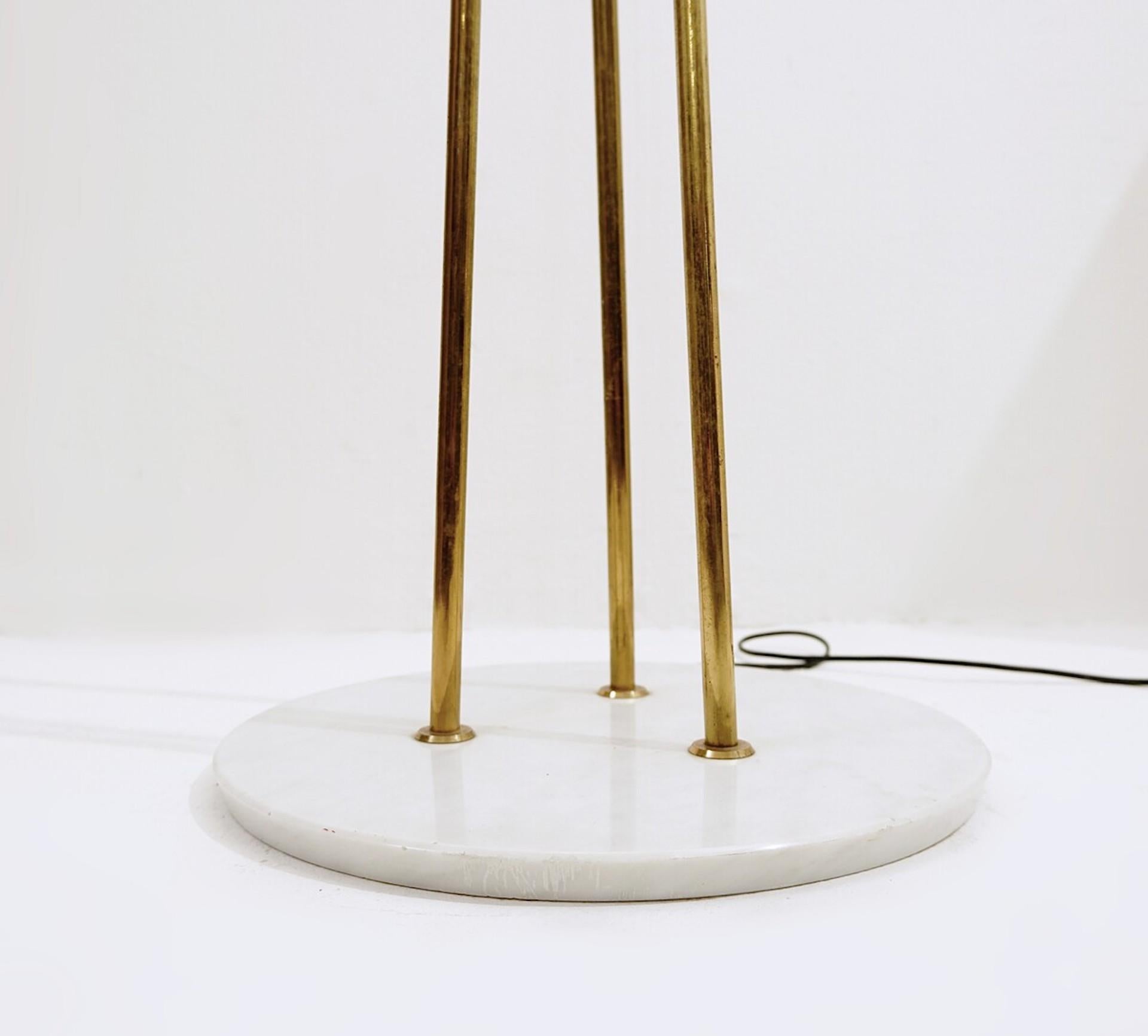 Mid-20th Century Mid-Century Modern Floor Lamp by Gaetano sciolari for Stilnovo, Italy 1950s For Sale