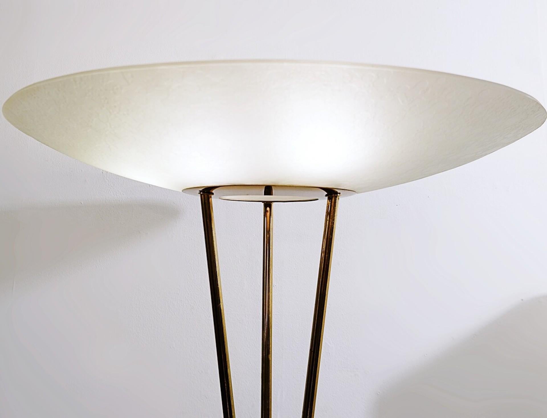 Mid-Century Modern Floor Lamp by Gaetano sciolari for Stilnovo, Italy 1950s For Sale 2