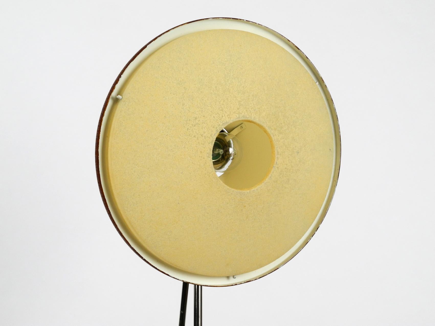 Lampadaire moderne du milieu du siècle dernier de George Frydman pour Temde avec placage en teck 4