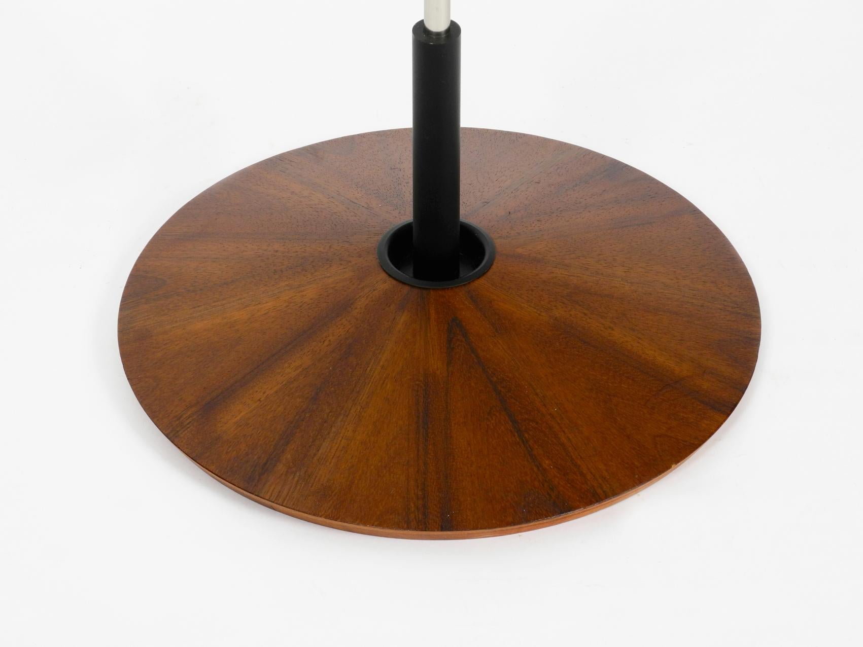 Mid-20th Century Mid-Century Modern Floor Lamp by George Frydman for Temde with Teak Veneer