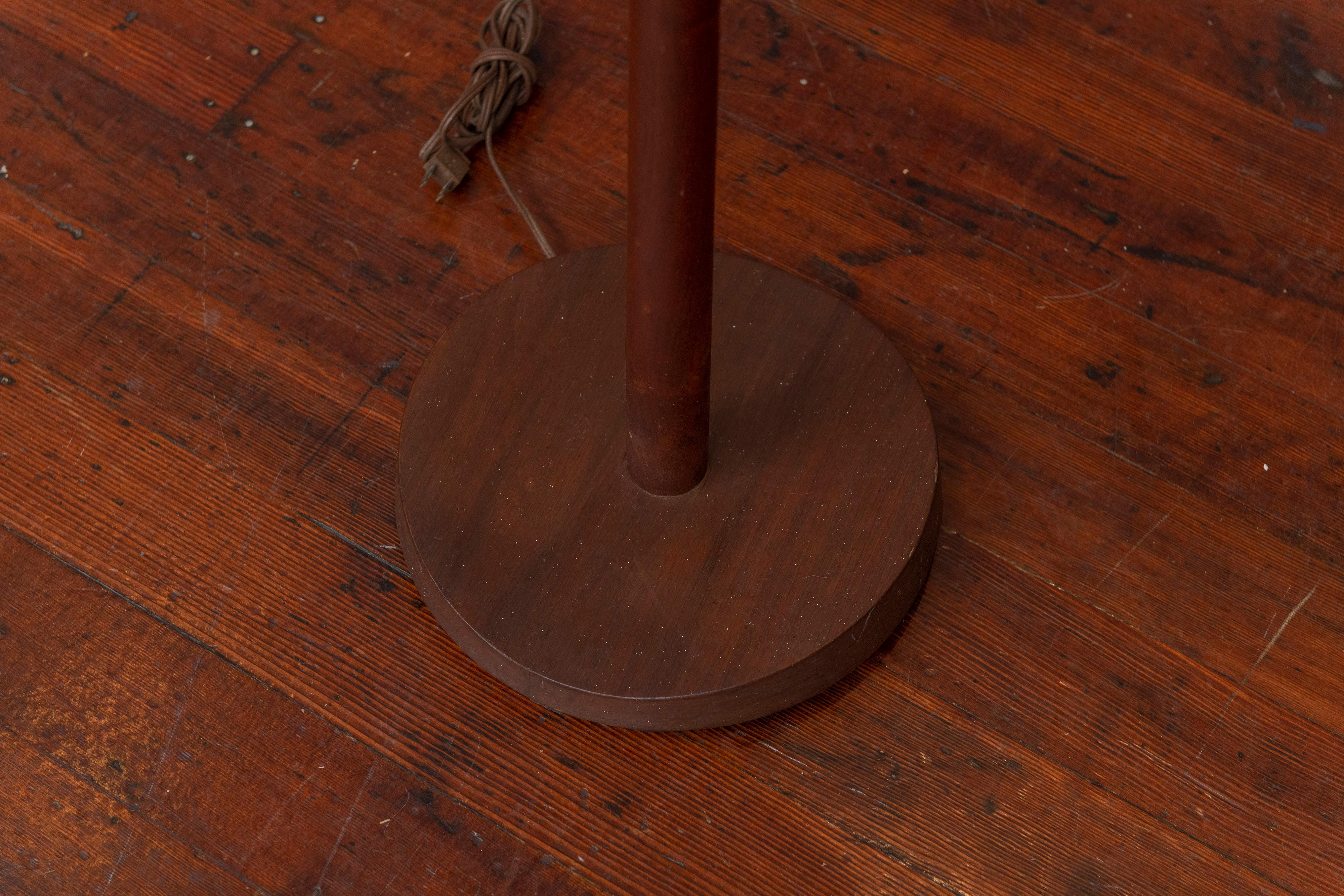 Teak Mid-Century Modern Floor Lamp by Laurel