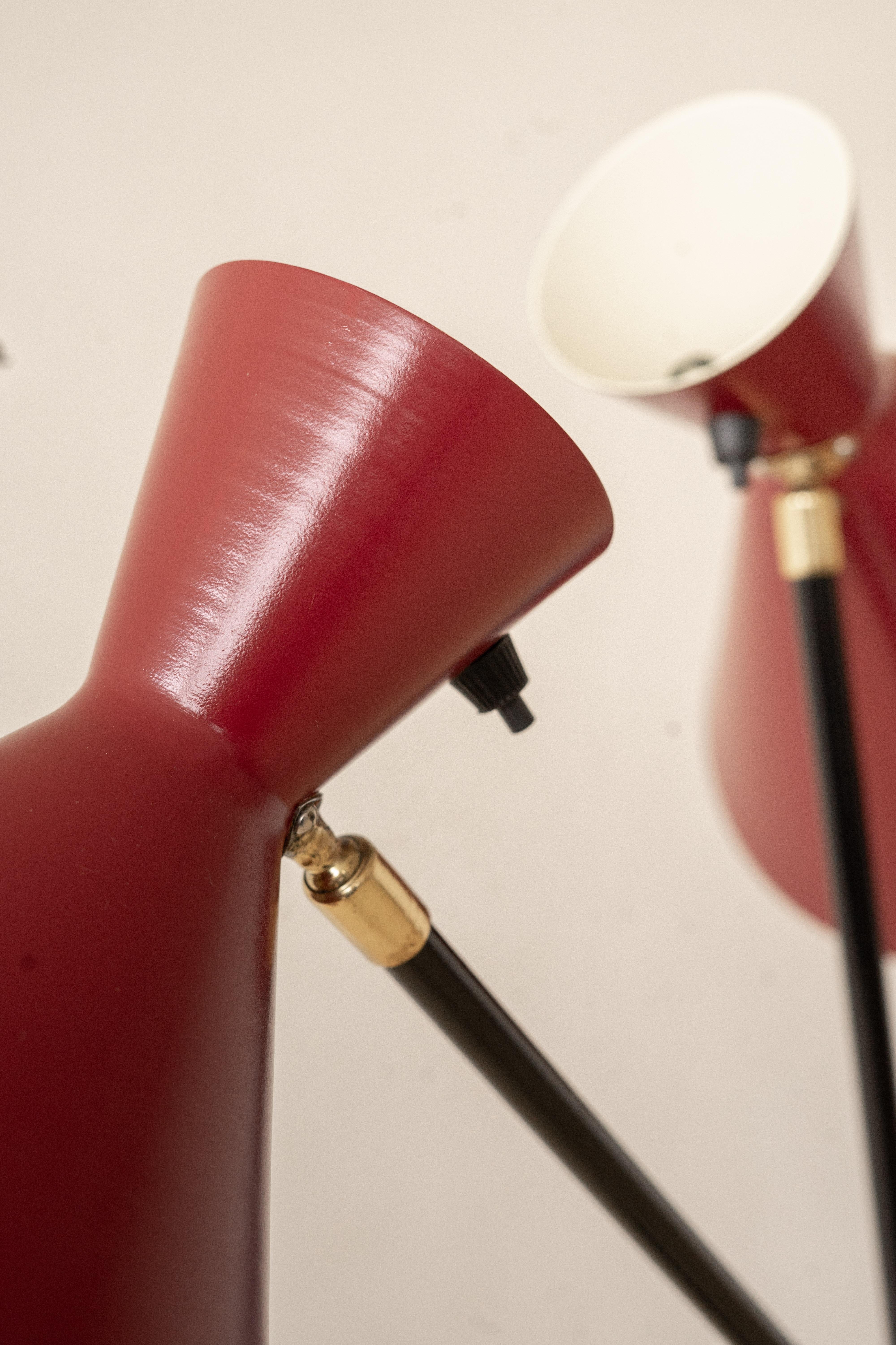 Mid-Century moderno Lampada da terra moderna di metà secolo di artista sconosciuto, anni '60 in vendita