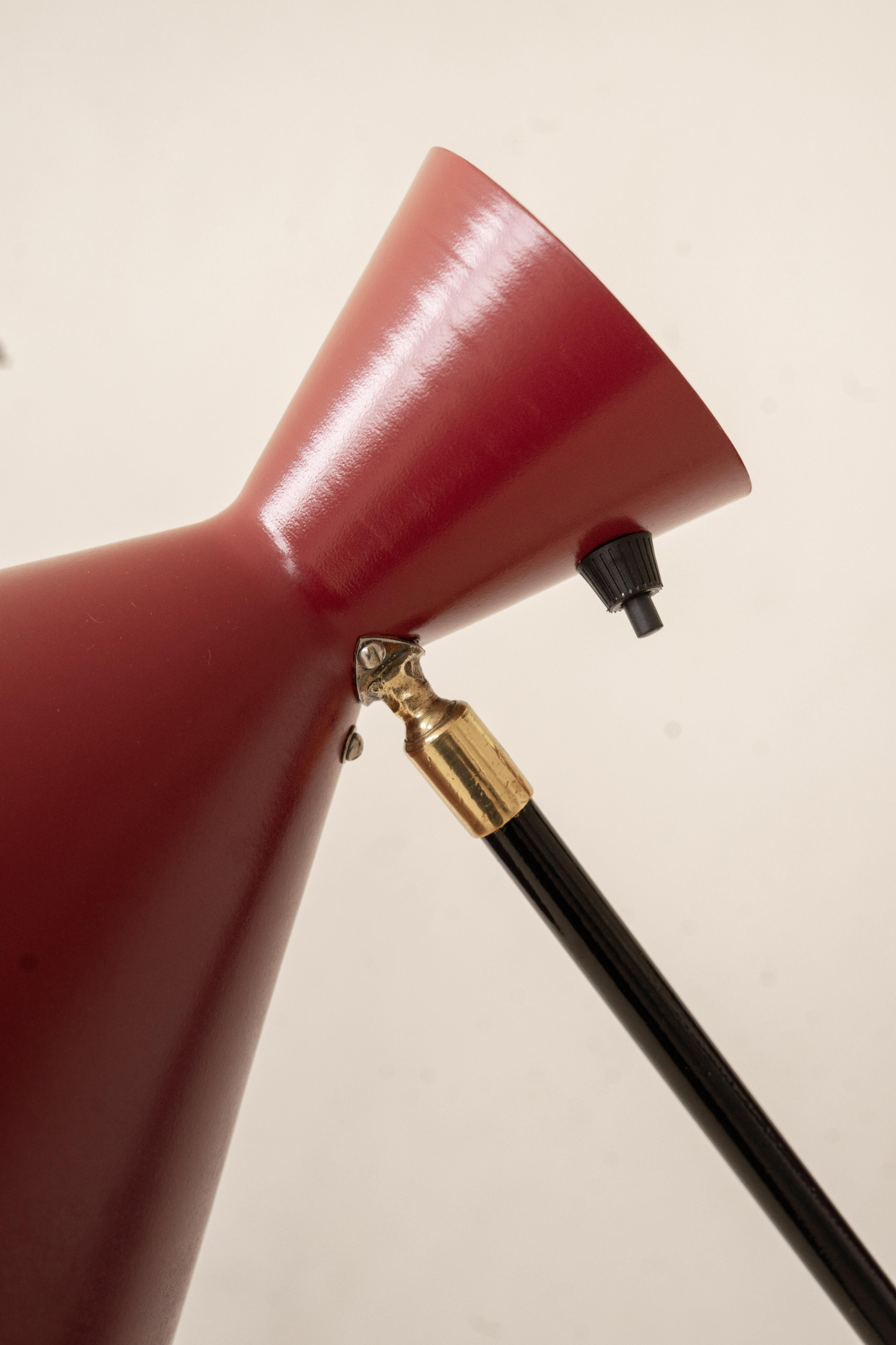 Metà XX secolo Lampada da terra moderna di metà secolo di artista sconosciuto, anni '60 in vendita
