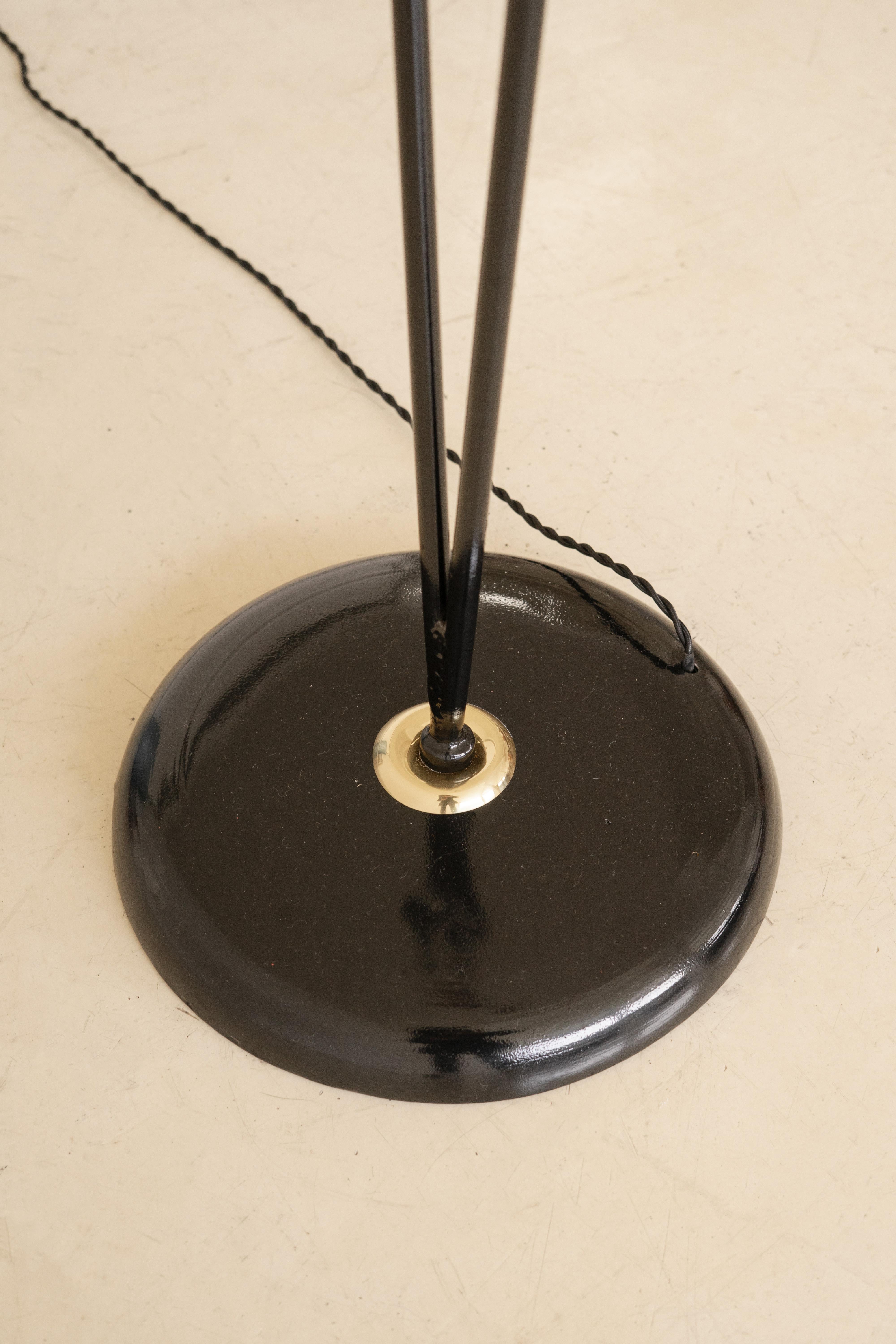 Lampada da terra moderna di metà secolo di artista sconosciuto, anni '60 in vendita 2