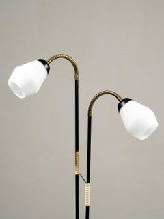 Lampada da terra moderna di metà secolo di Valinte, Finlandia, anni '50