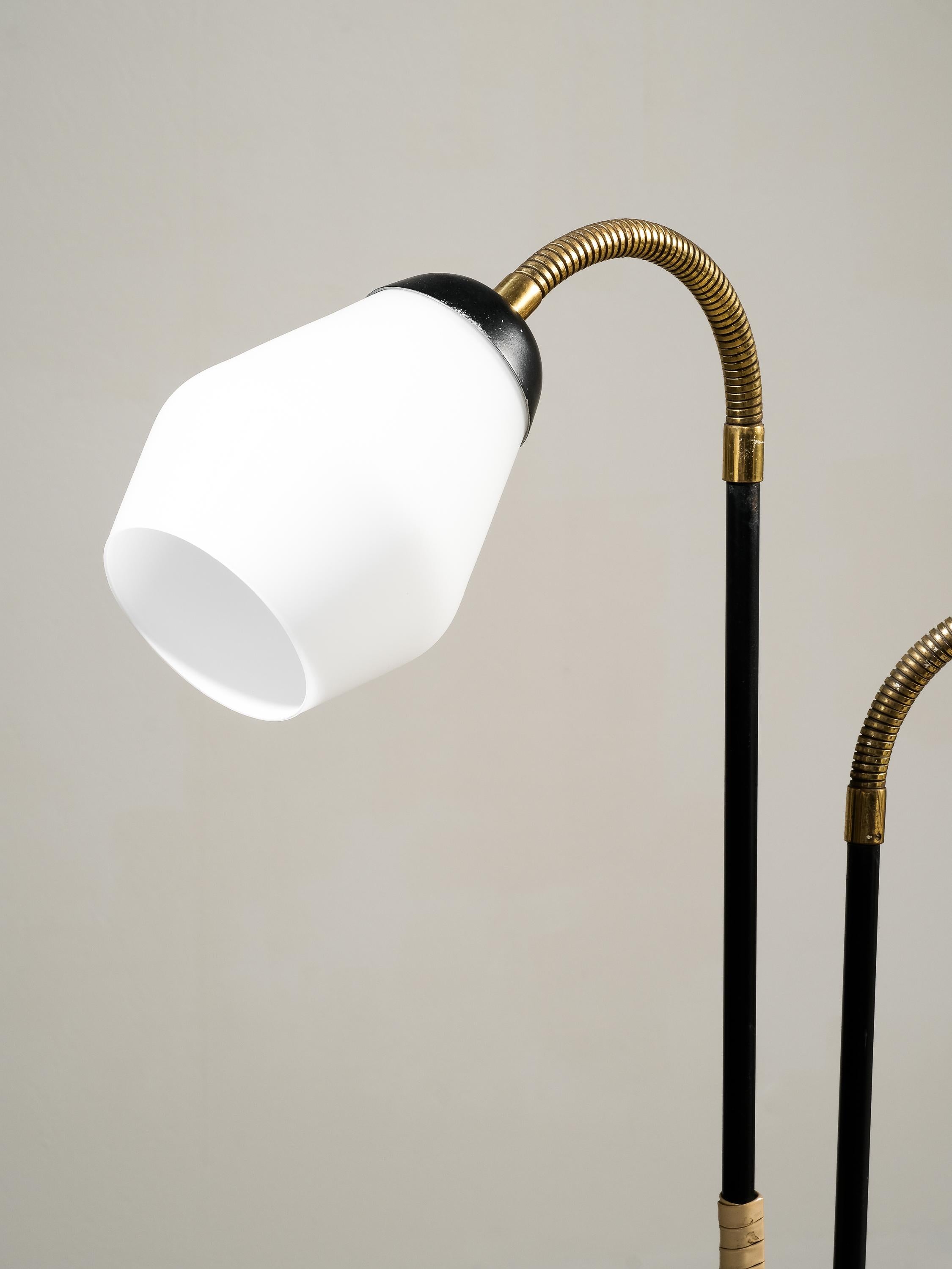 Finnish Mid-Century Modern Floor Lamp by Valinte, Finland, 1950s For Sale