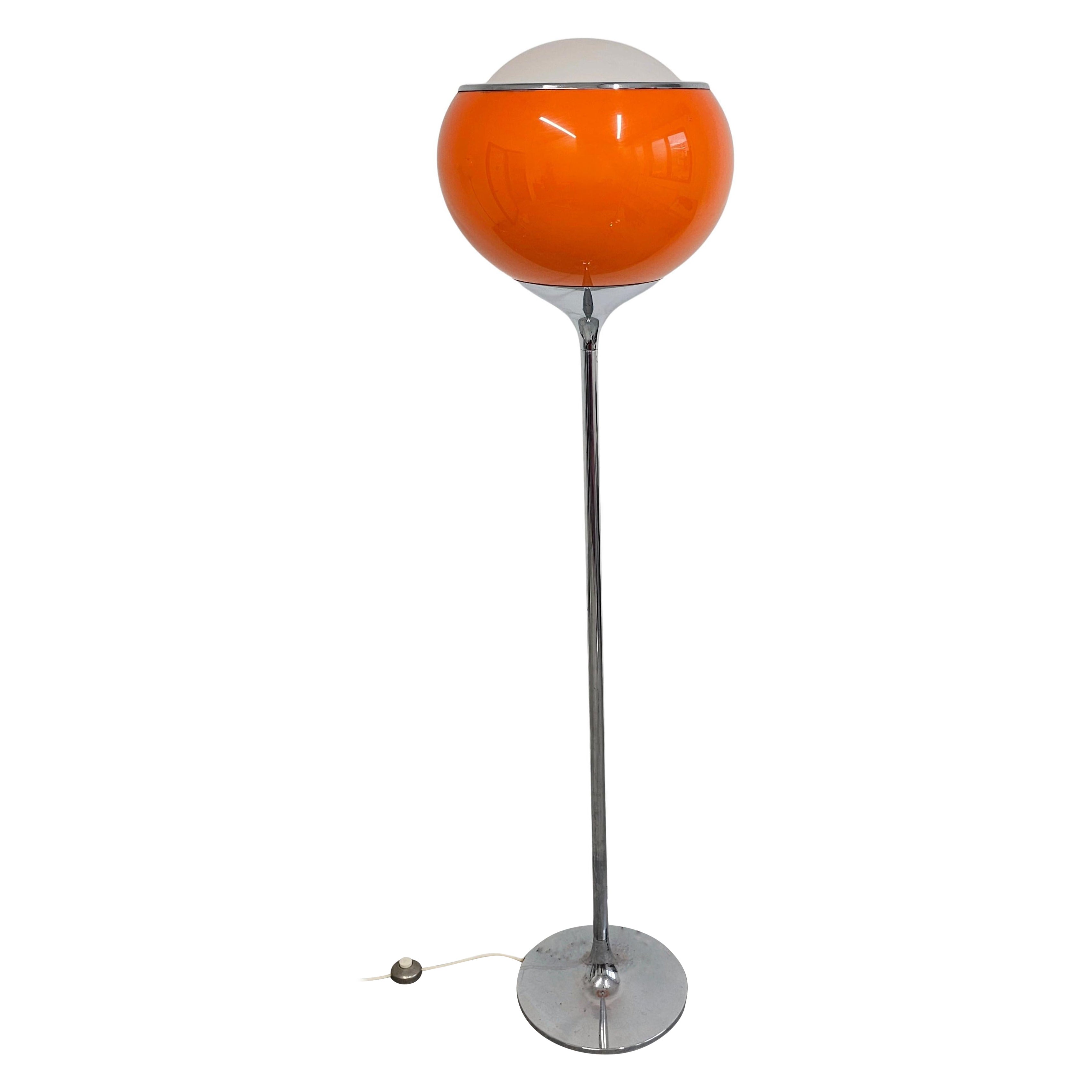 Mid Century Modern Floor Lamp "Flash" or "Bud Grande" by Harvey Guzzini