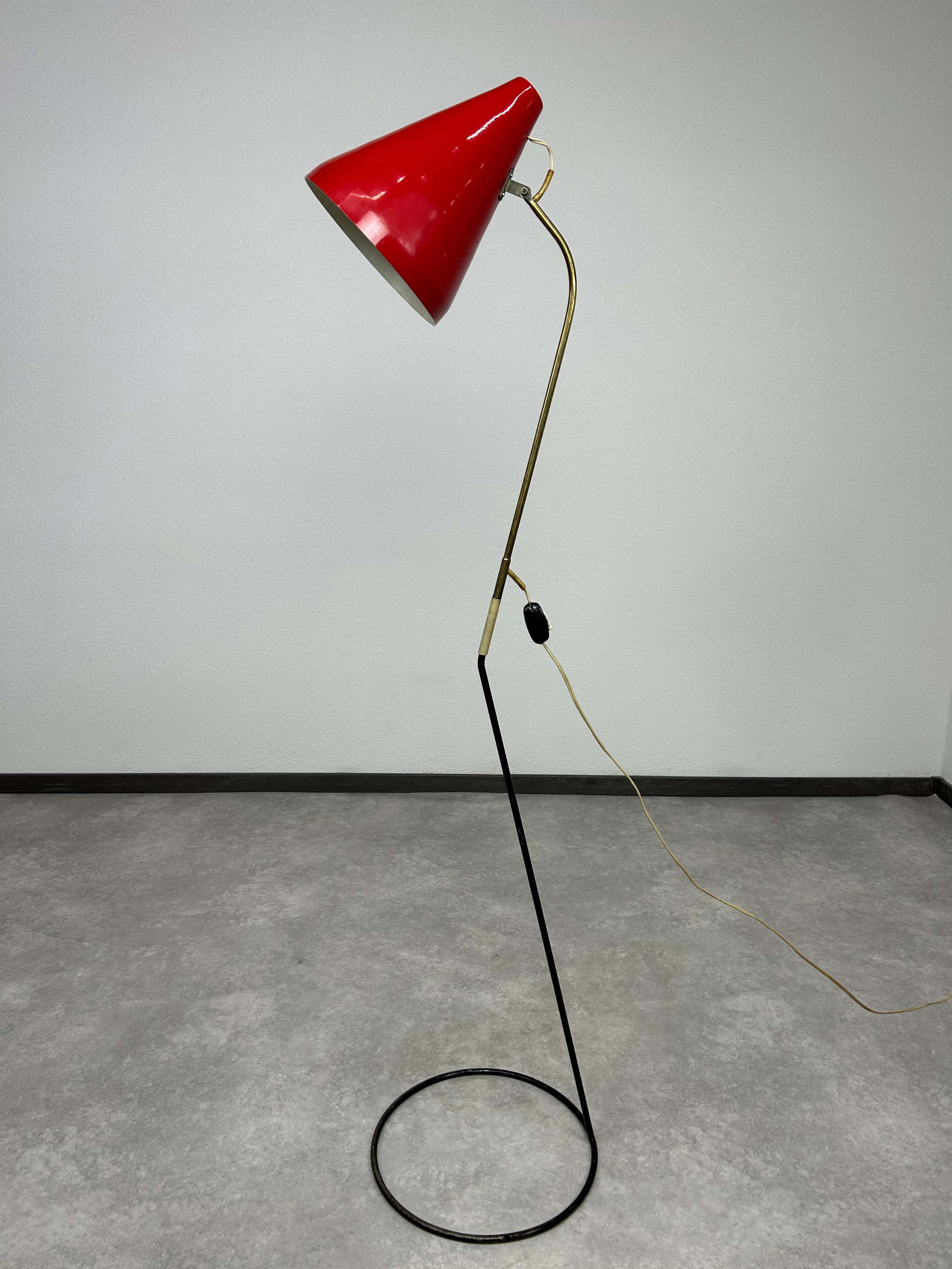 Lampada da terra moderna di metà secolo in vendita 4