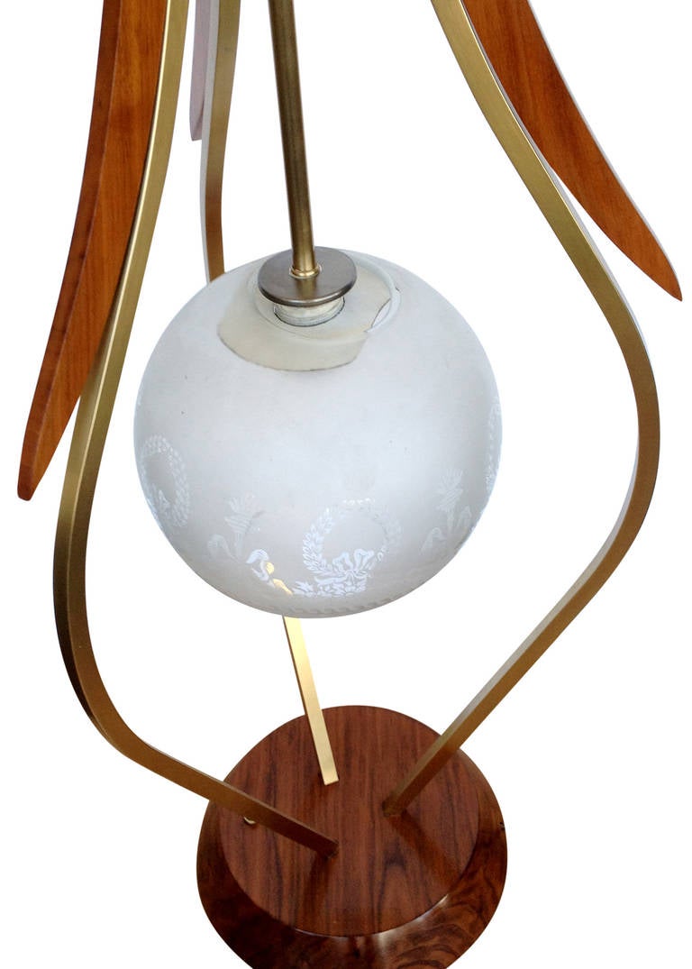 Scandinavian Modern Mid-Century Modern Floor Lamp in the Style of Adrian Pearsall For Sale