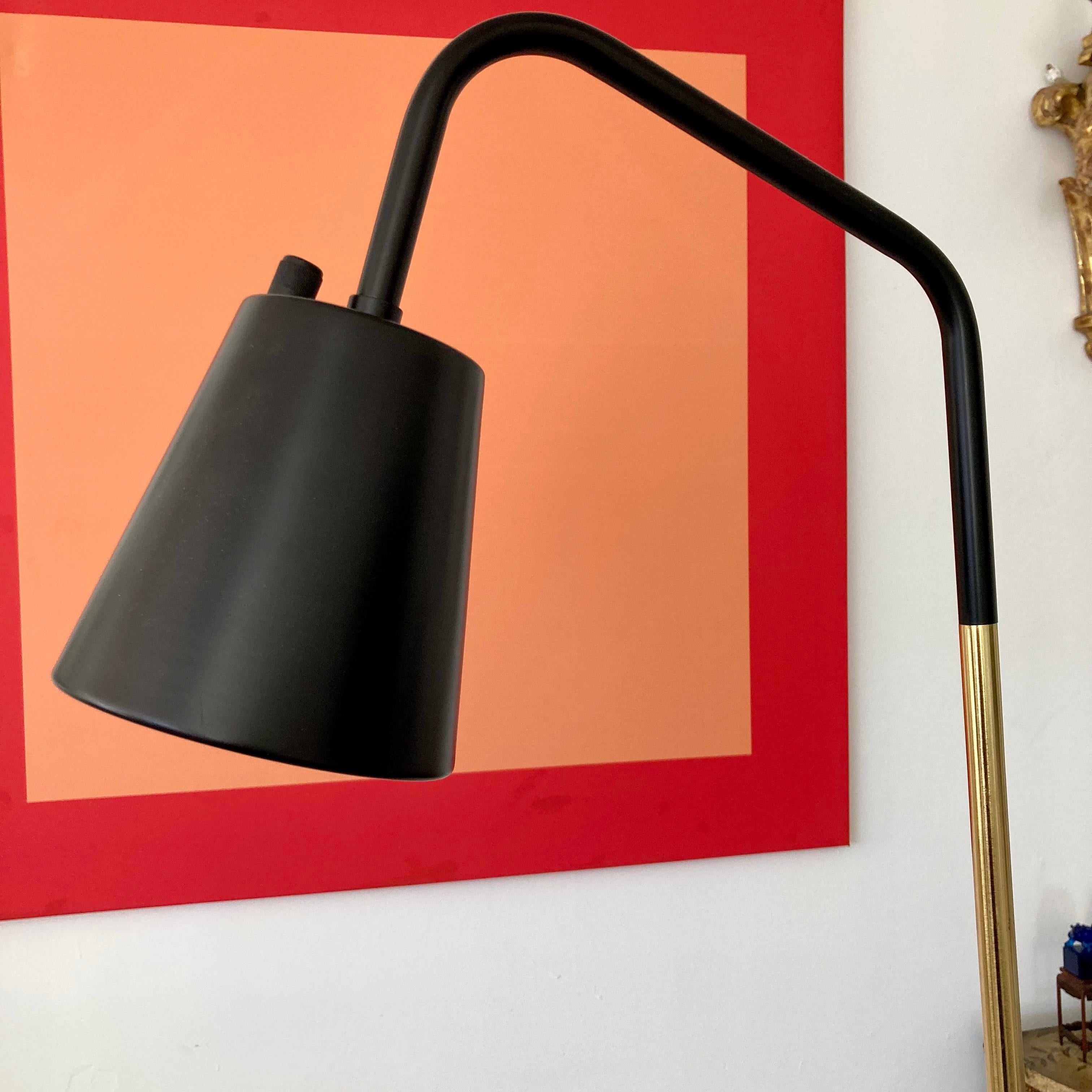 Mid-Century Modern Floor Lamp in the Style of Jacques Adnet 3