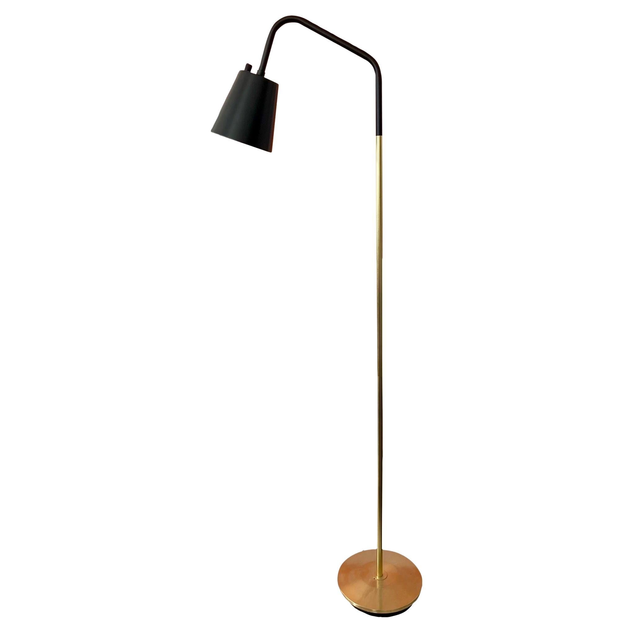 Mid-Century Modern Floor Lamp in the Style of Jacques Adnet