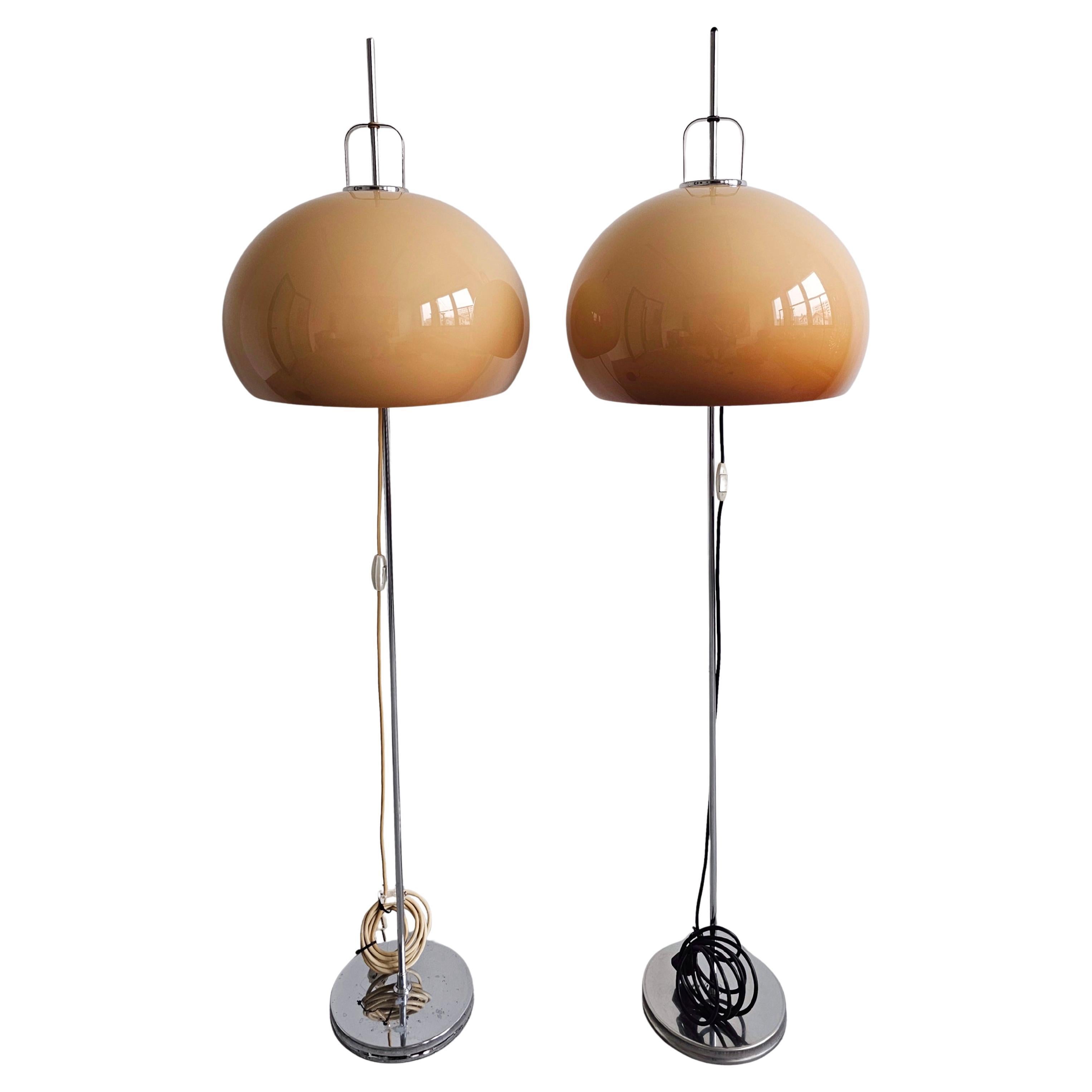 Mid Century Modern Floor Lamp "Lucerna" designed by Harvey Guzzini