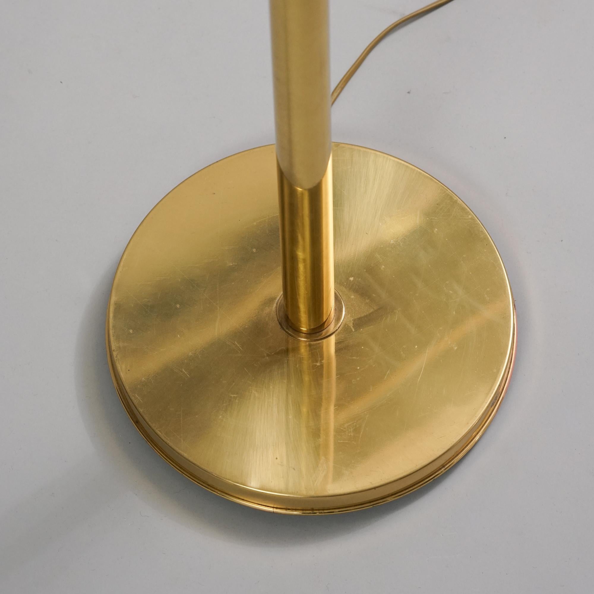Brass Mid-Century Modern Floor Lamp Model 2431 by Josef Frank for Svenskt Tenn, 1950s 
