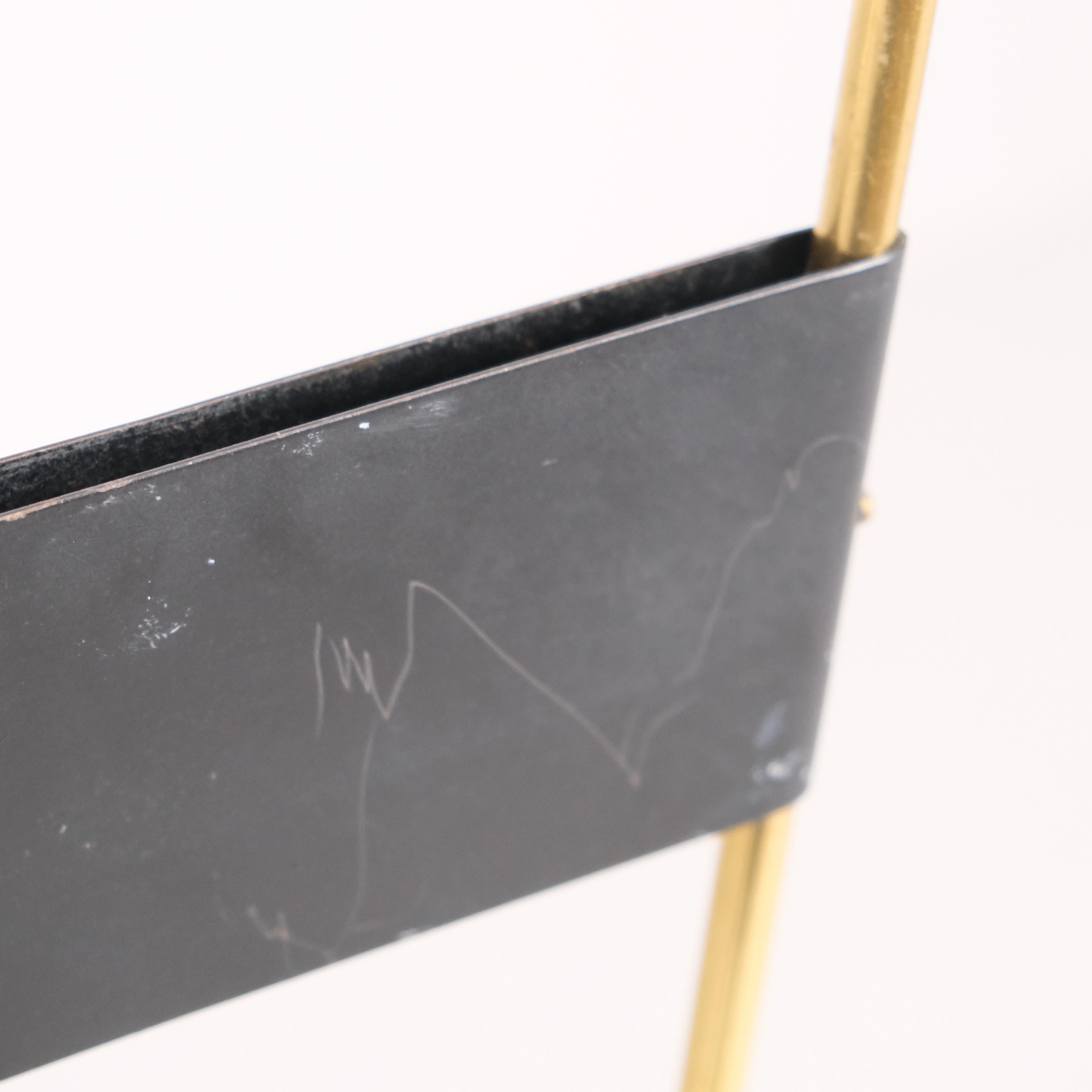 Mid-Century Modern Floor Lamp Model No. EN 40 with Rattan Shades, Itsu 1960s in vendita 2