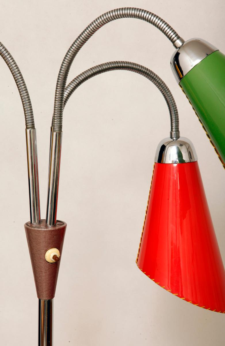 Mid-Century Modern Floor Lamp TYP S 102 by Lidokov Boskovice, 1960s For Sale 6