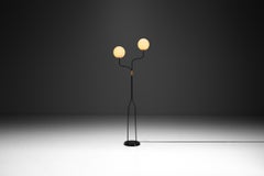 Mid-Century Modern Floor Lamp with Spherical Light Bulbs, Europe 1950s
