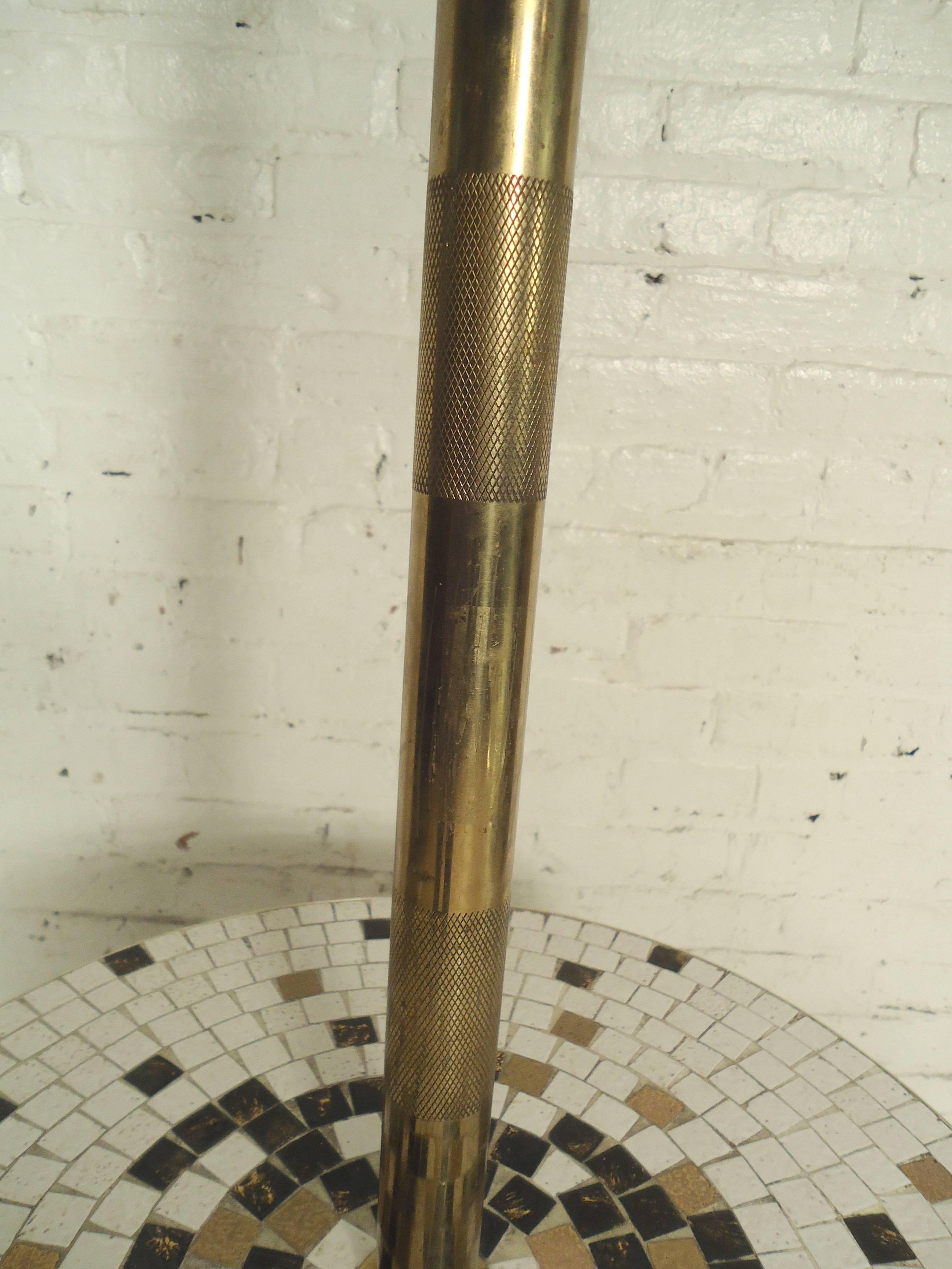 Mid-Century Modern Floor Lamp with Table 2