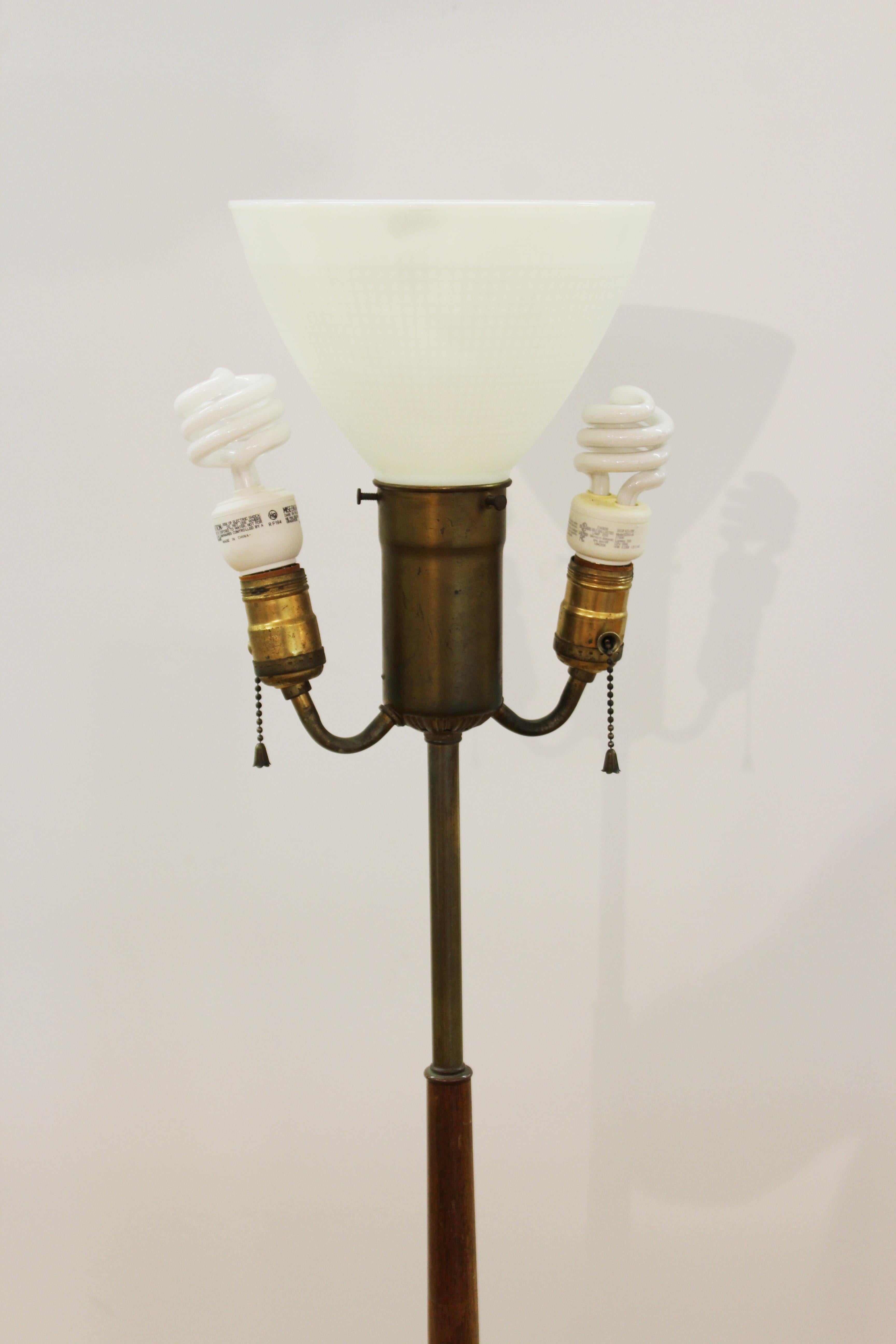 Mid-Century Modern Floor Lamp with Tripod Base 4