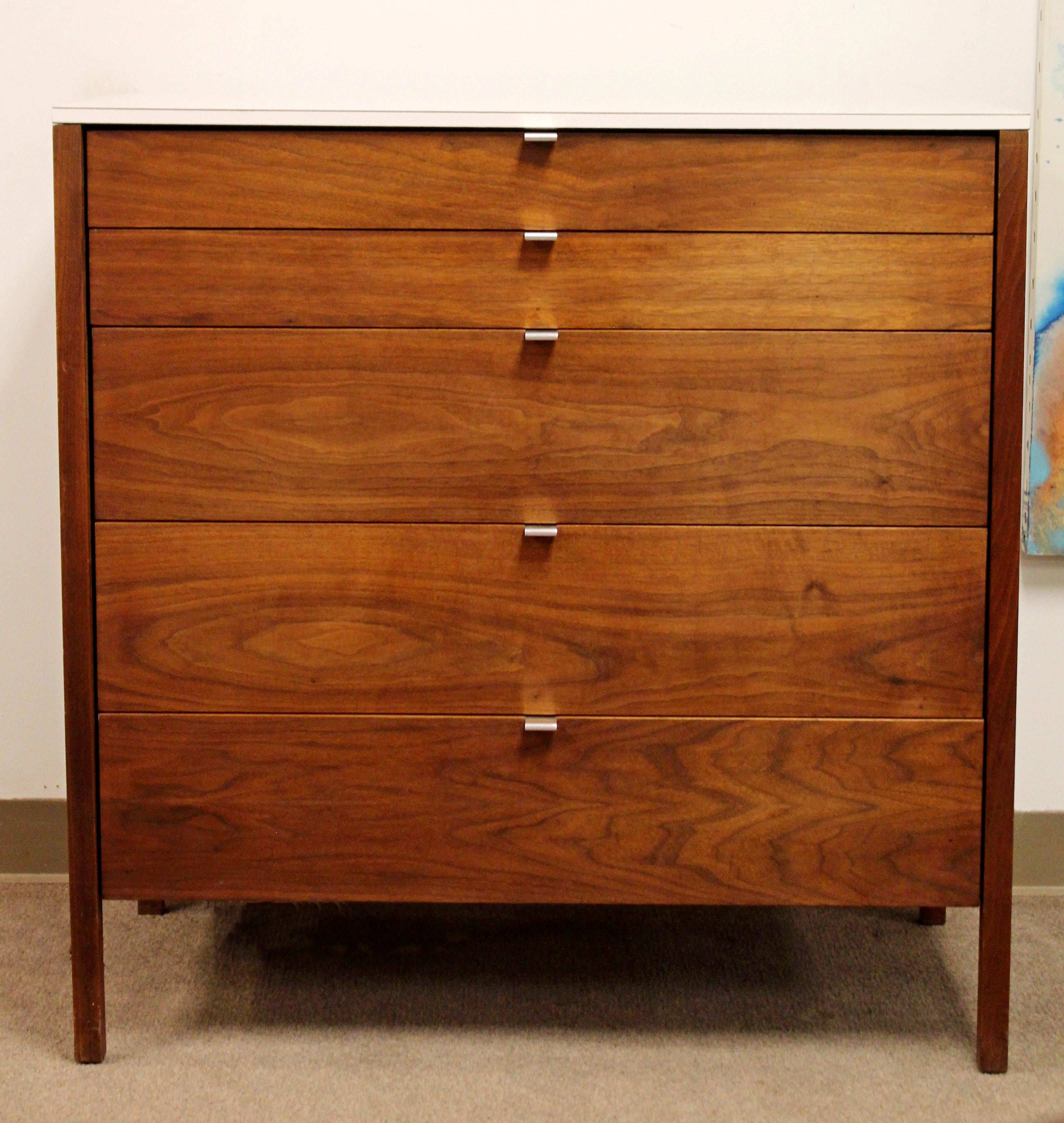 Mid-20th Century Mid-Century Modern Florence Knoll Bedroom Set of 3 Dressers and Nightstand