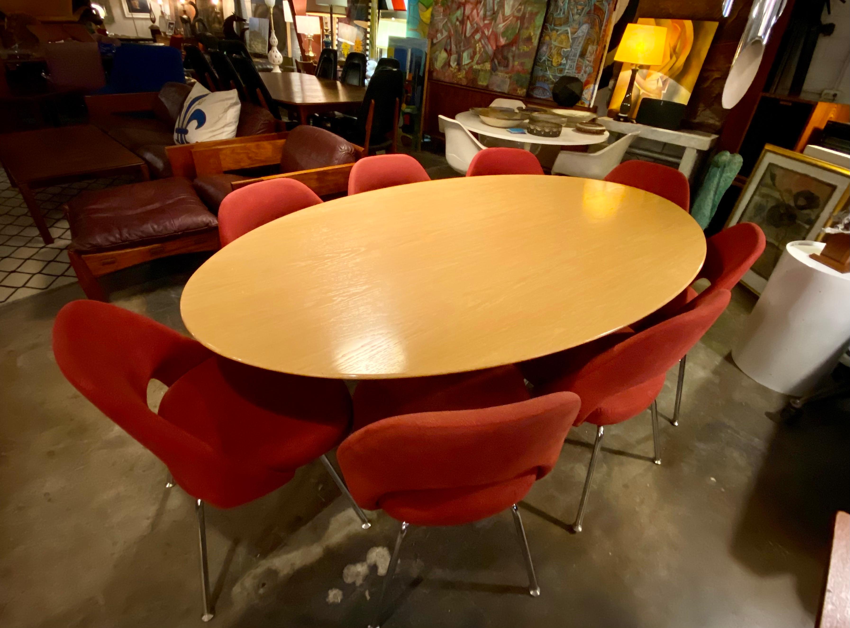 Mid-Century Modern Florence Knoll Dining Conference Table 2