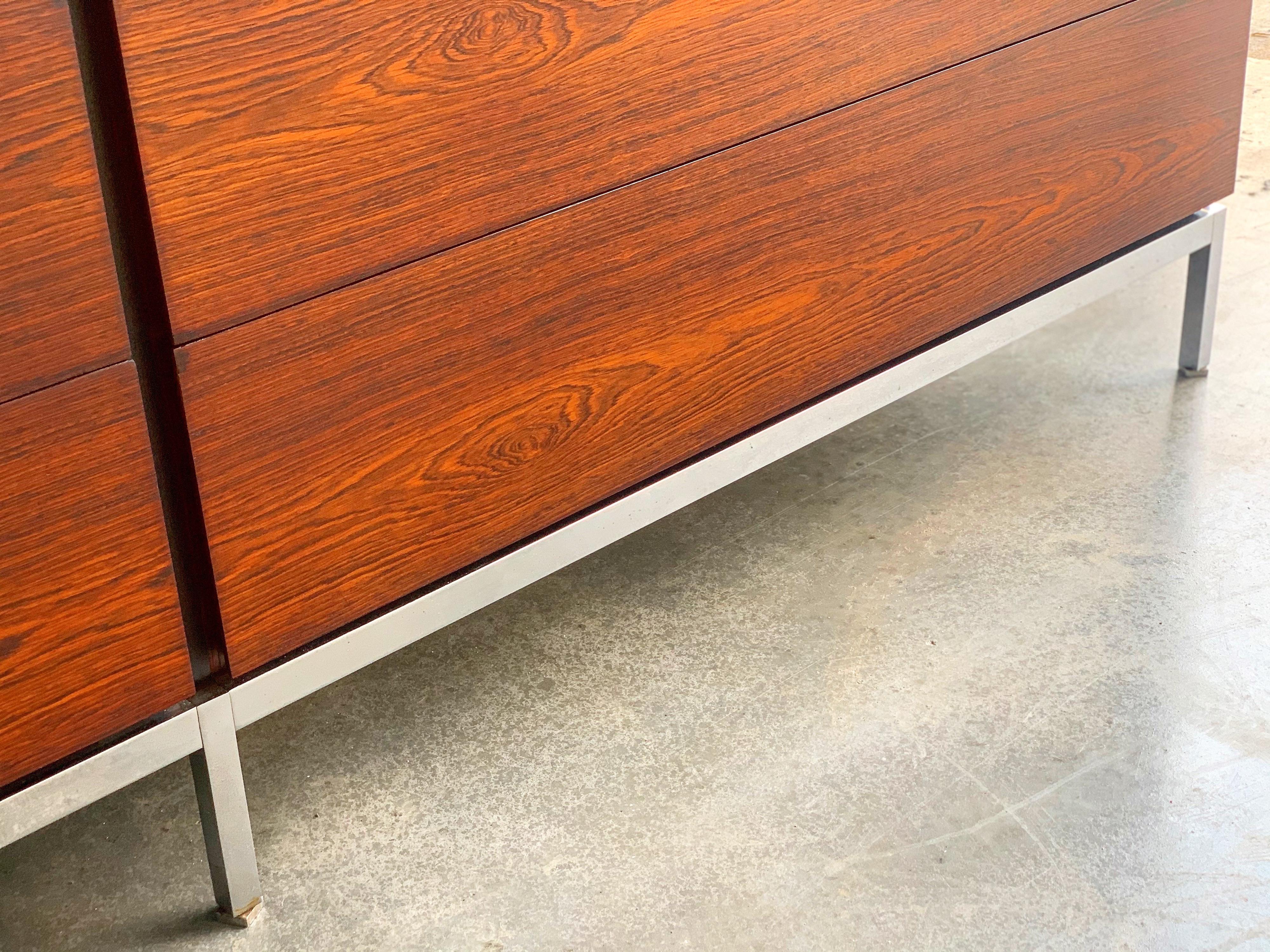 North American Mid-Century Modern Florence Knoll Dresser in Rosewood for Knoll Associates
