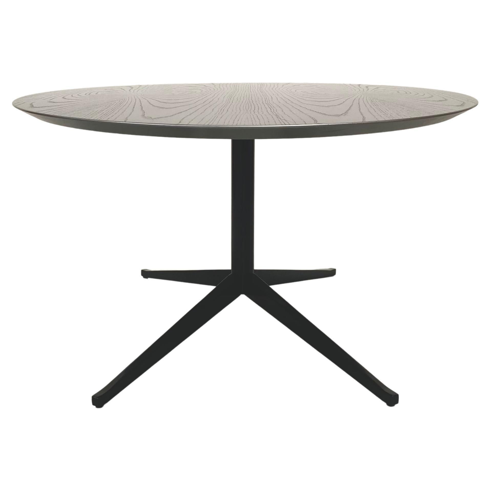 Moderner Florence Knoll-Tischtisch aus der Mitte des Jahrhunderts, Modell 2480, oval, 1960er Jahre (Stahl) im Angebot