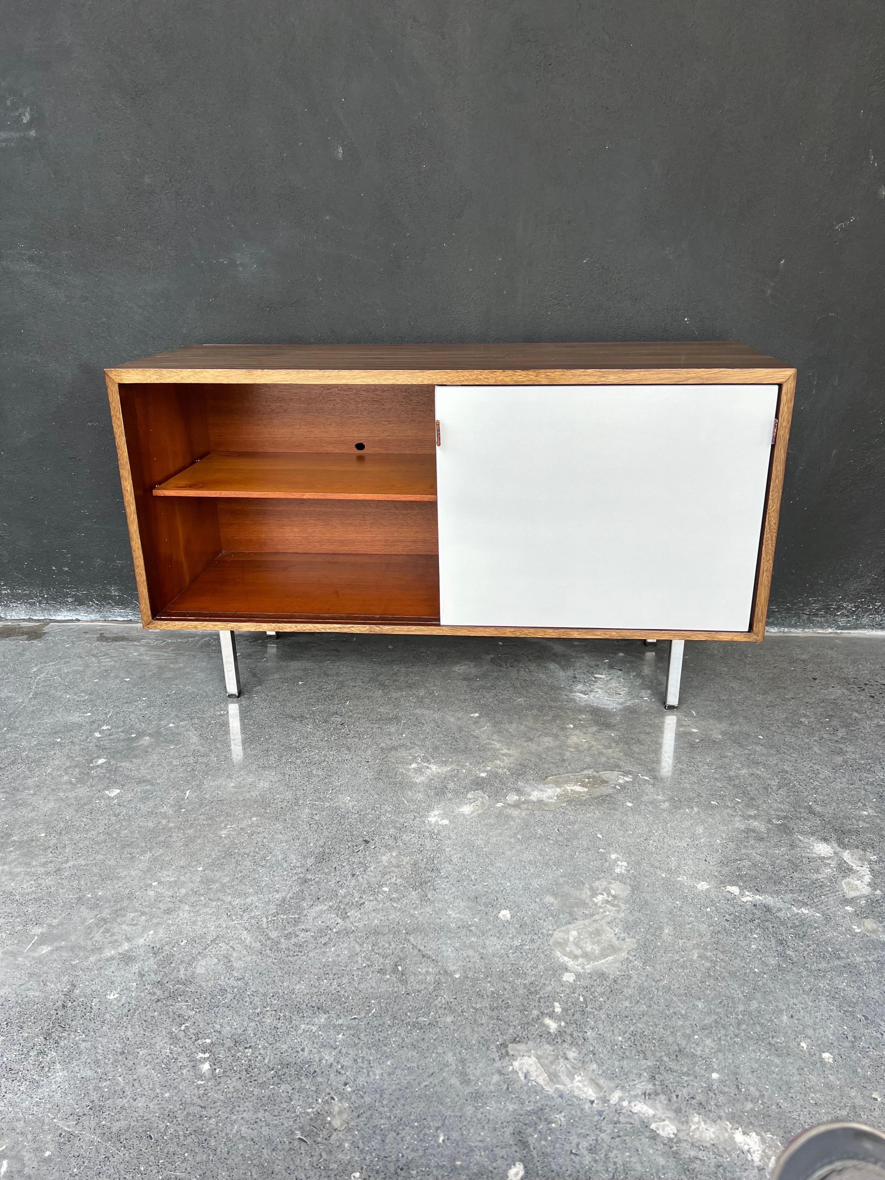 Mexican Mid-Century Modern Florence Knoll Walnut Credenza