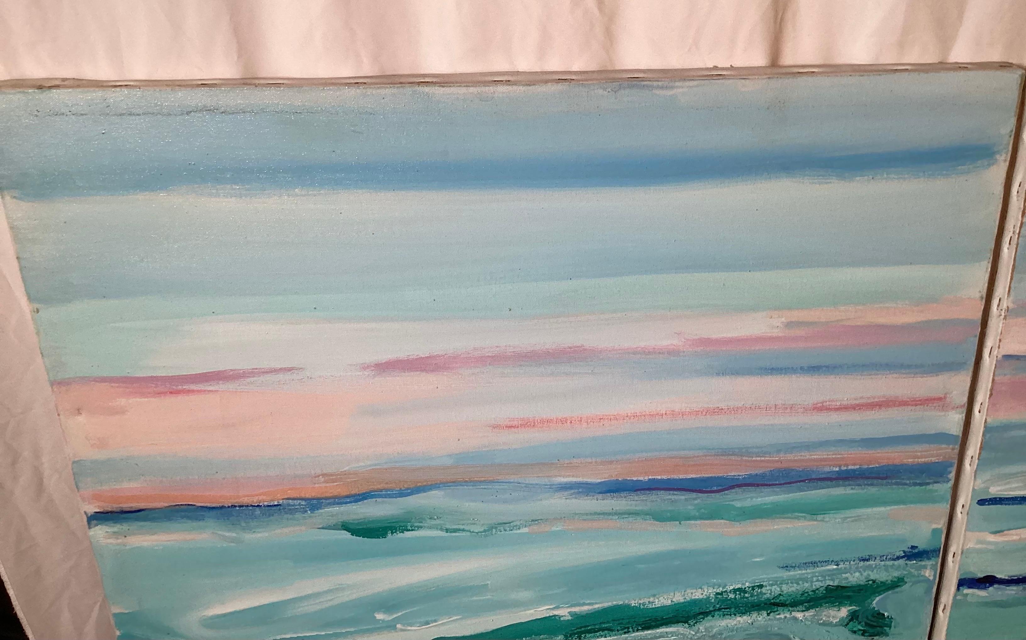 Mid Century Modern Florida Abstract Painting For Sale 4