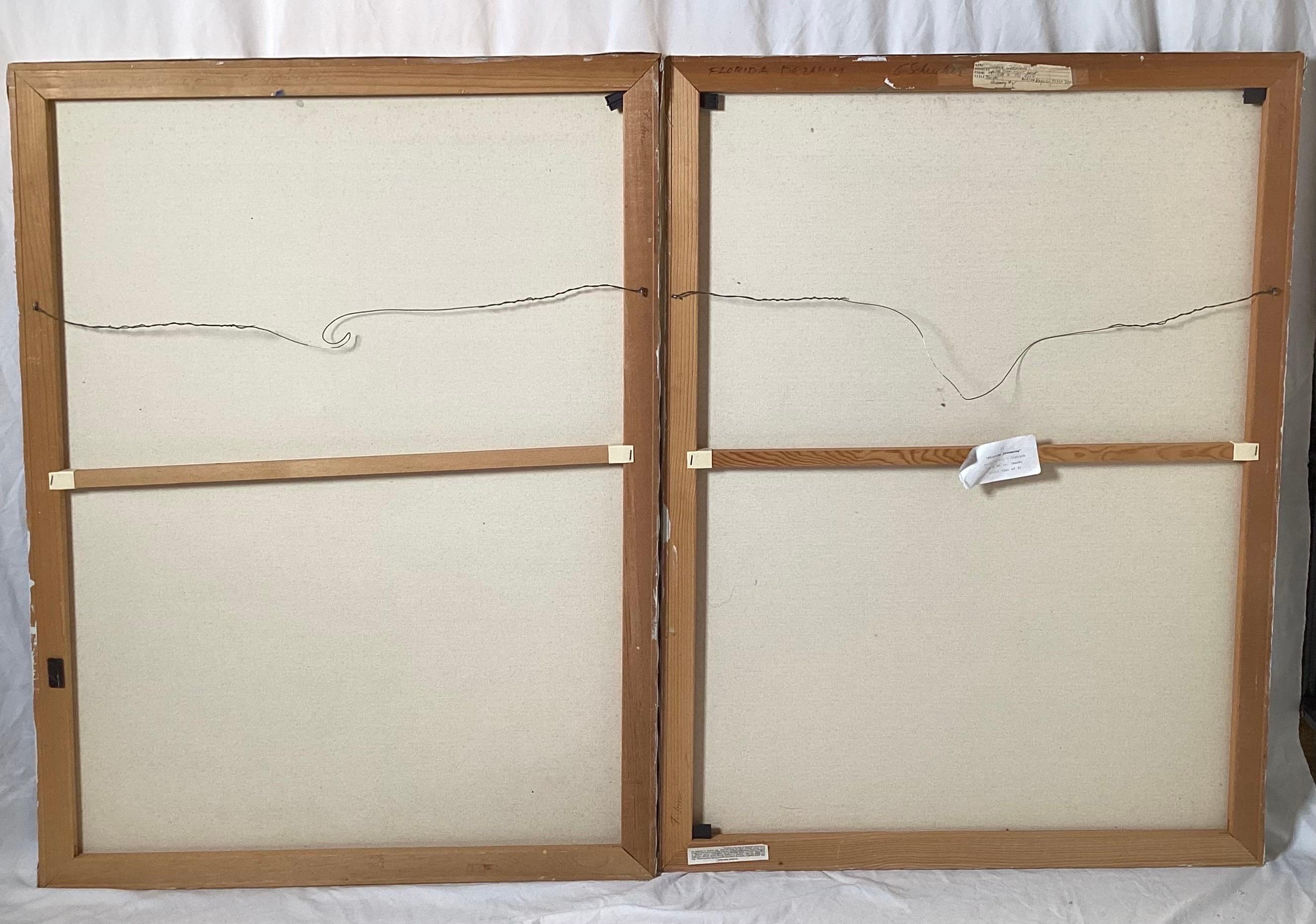 Mid Century Modern Florida Abstract Painting For Sale 6