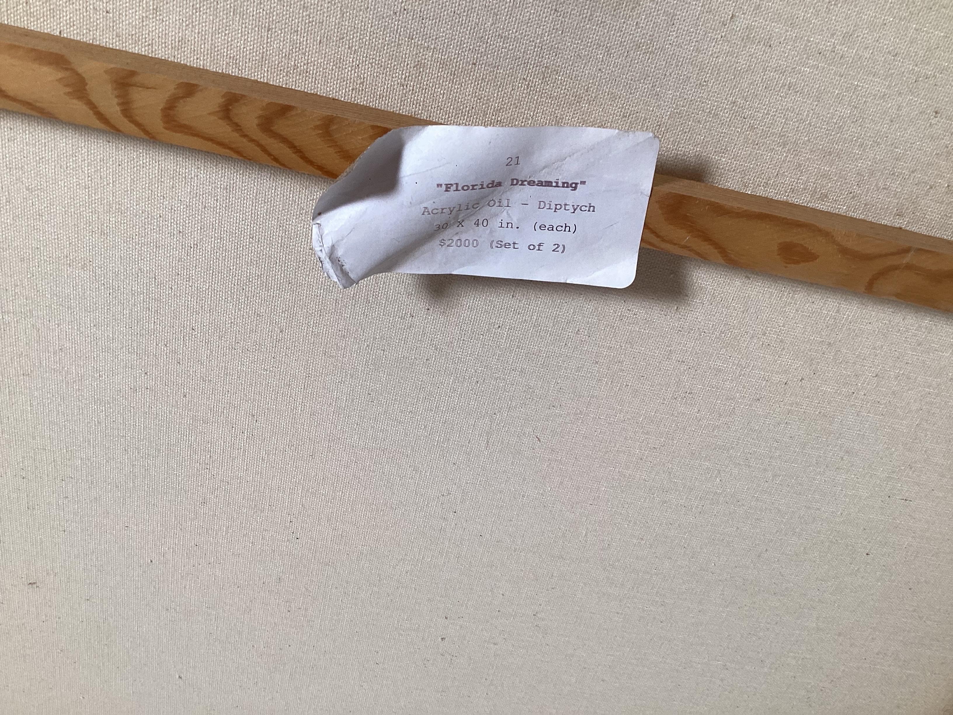 Mid Century Modern Florida Abstract Painting For Sale 7