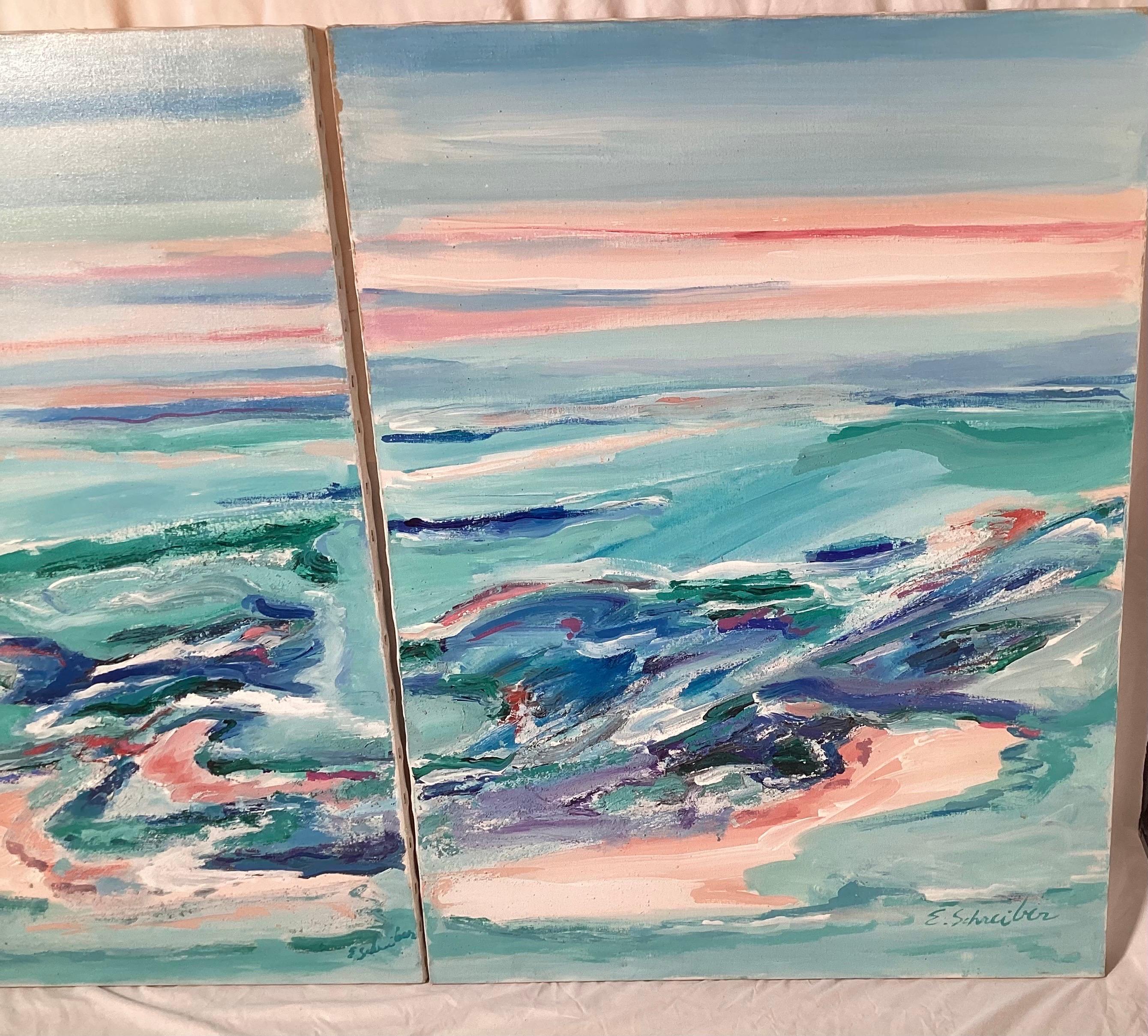 Mid Century Modern Florida Abstract Painting For Sale 2