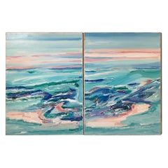 Mid Century Modern Florida Abstract Painting