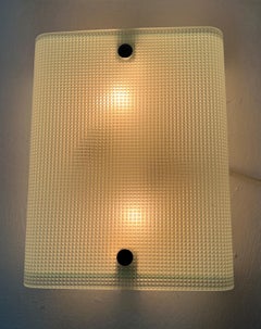 Mid-Century Modern Flush Mount Attributed to Fontana Arte, Italy circa 1950
