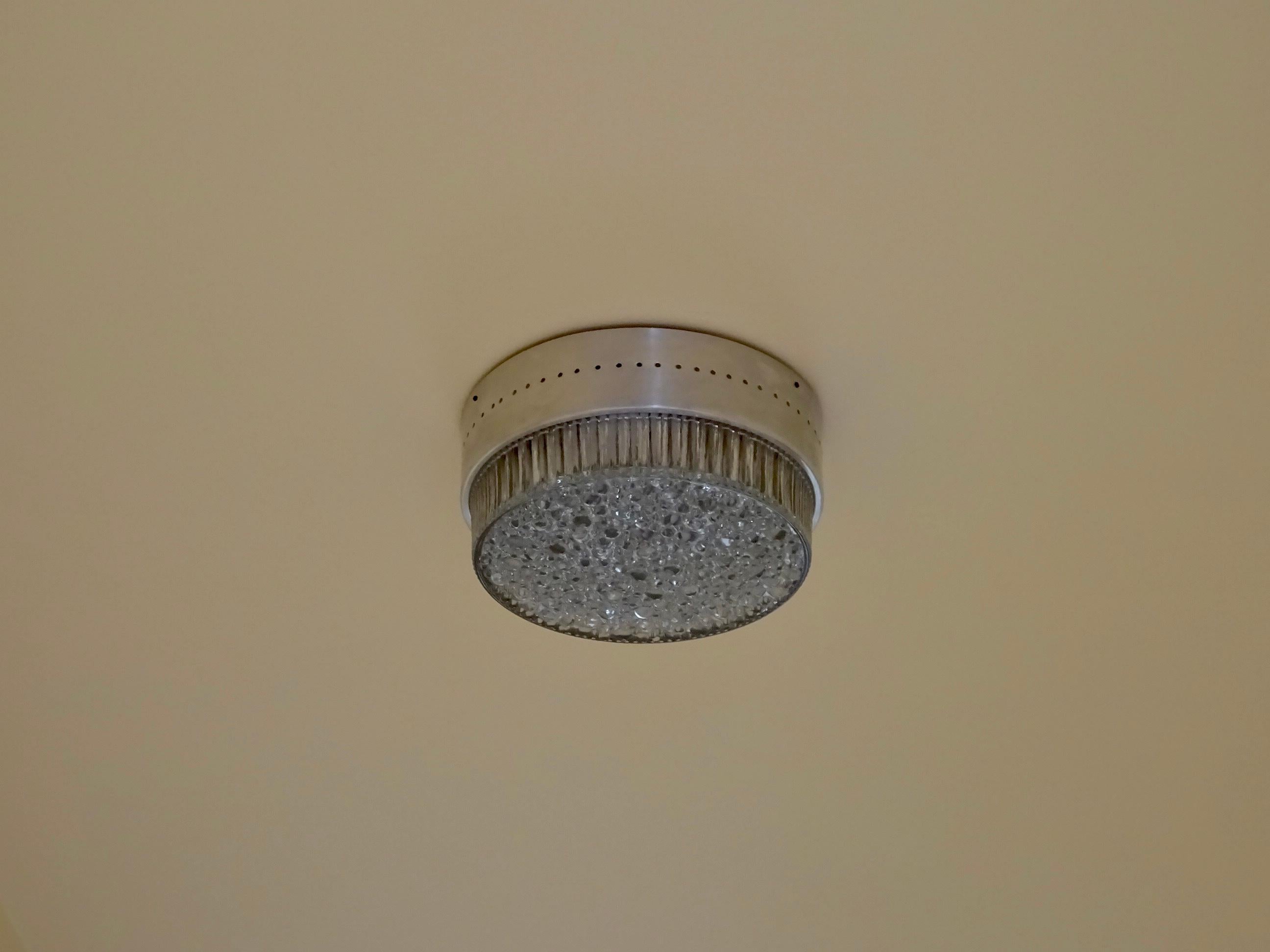 Mid-Century Modern Flush Mount by Dominici, Brazil, 1960s In Good Condition For Sale In Barcelona, ES