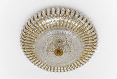Mid-Century Modern Flush Mount by Emil Stejnar for Rupert Nikoll  1960s
