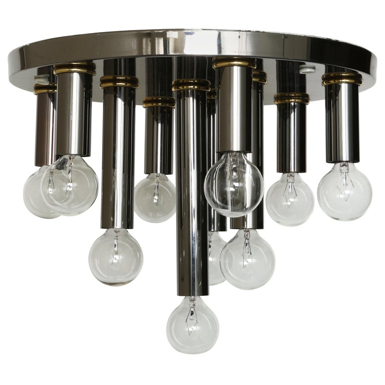 MidCentury Modern Flush Mount For Sale at 1stdibs