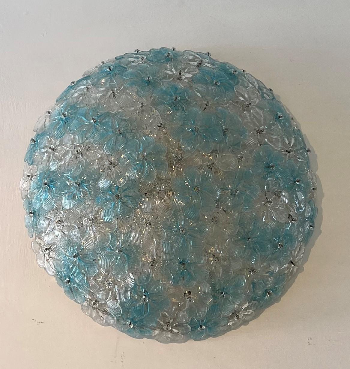 Monture encastrée moderne du milieu du siècle dernier en verre de Murano attribuée à Seguso, Murano, vers 1970 en vente 7