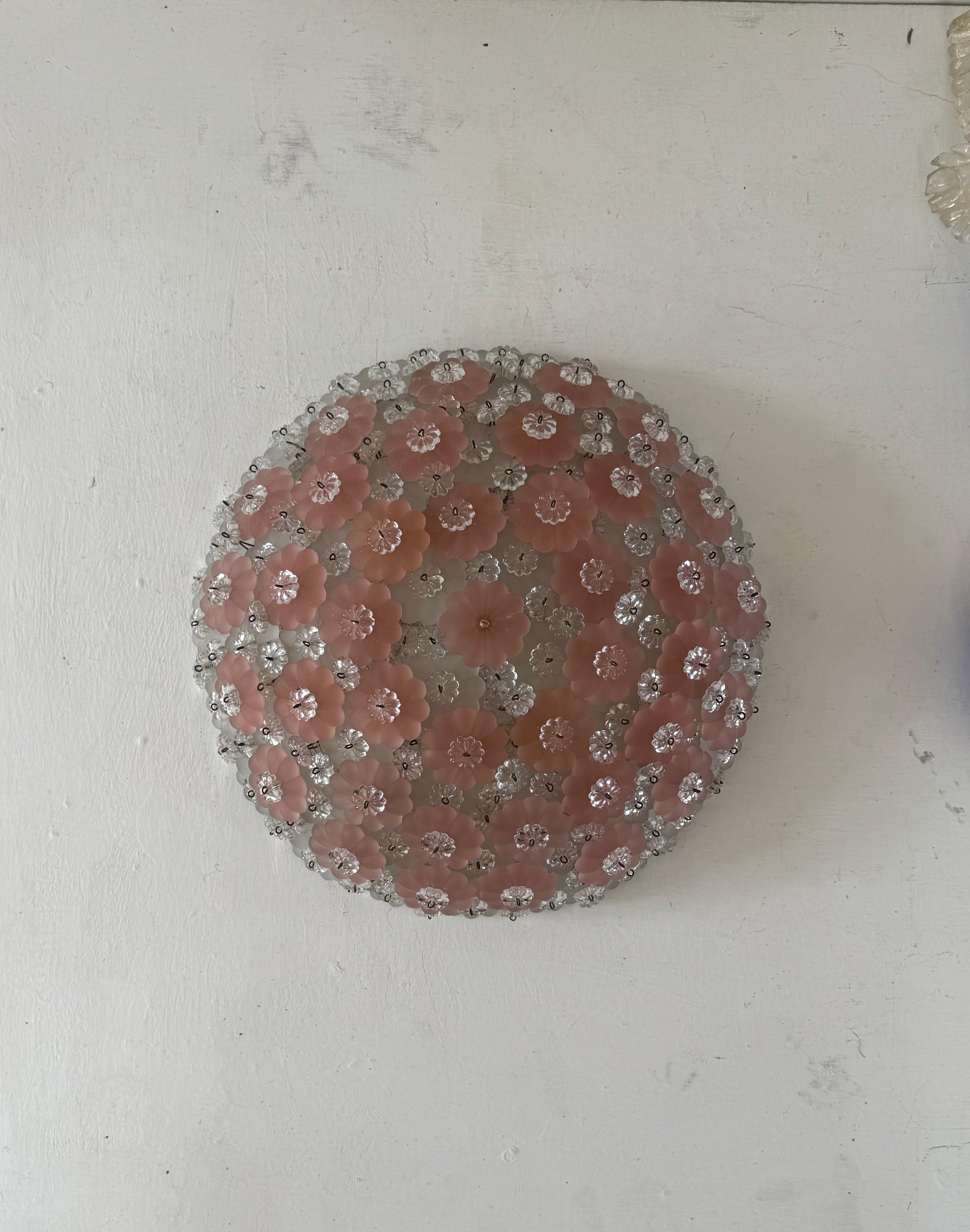 Empotrable moderno de mediados de siglo en cristal de Murano, attr. a Seguso, Italia ca. 1970 Italiano en venta